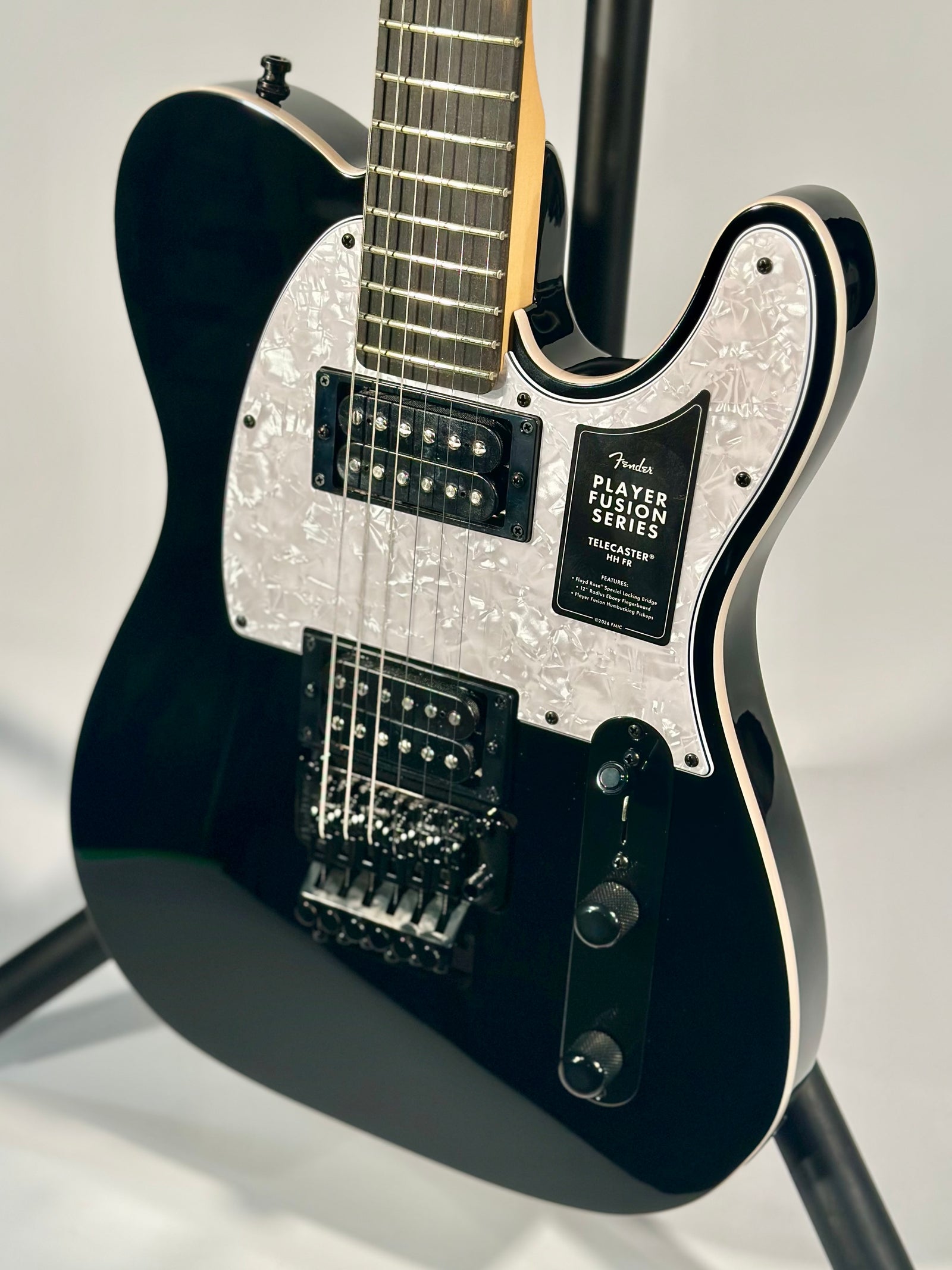 Fender Limited Edition Player Fusion Telecaster HH Floyd Rose, Black