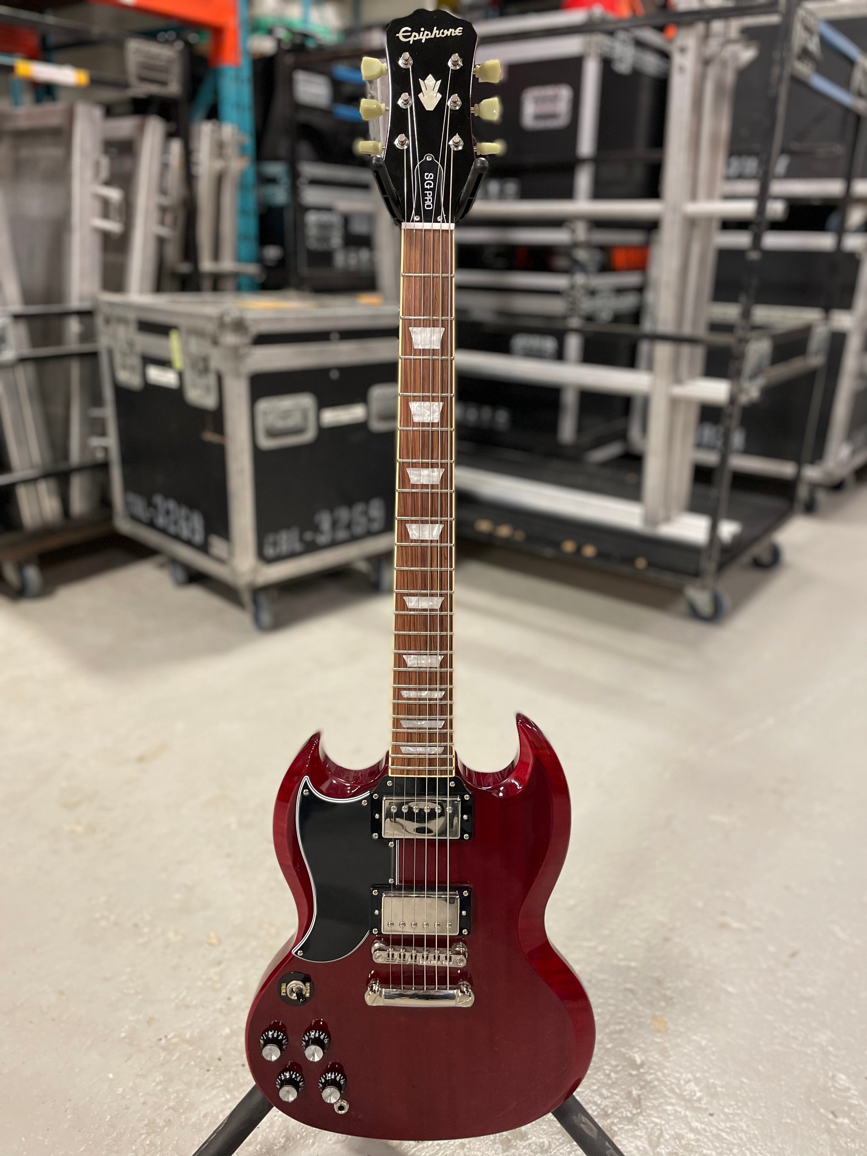 Epiphone SG Standard Pro, Left-Handed, Cherry (Trade In)