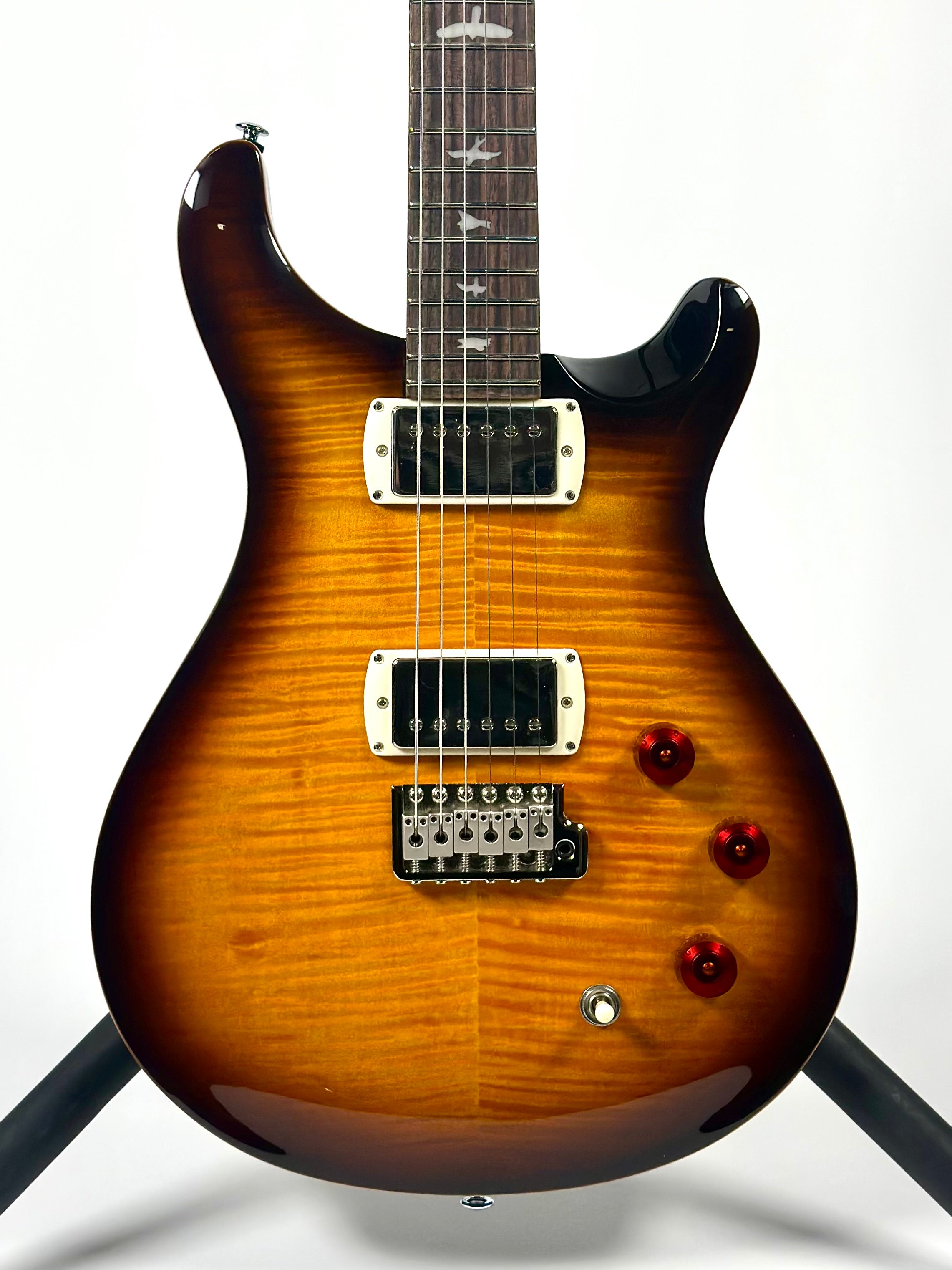 PRS SE DGT Birds, McCarty Tobacco Sunburst