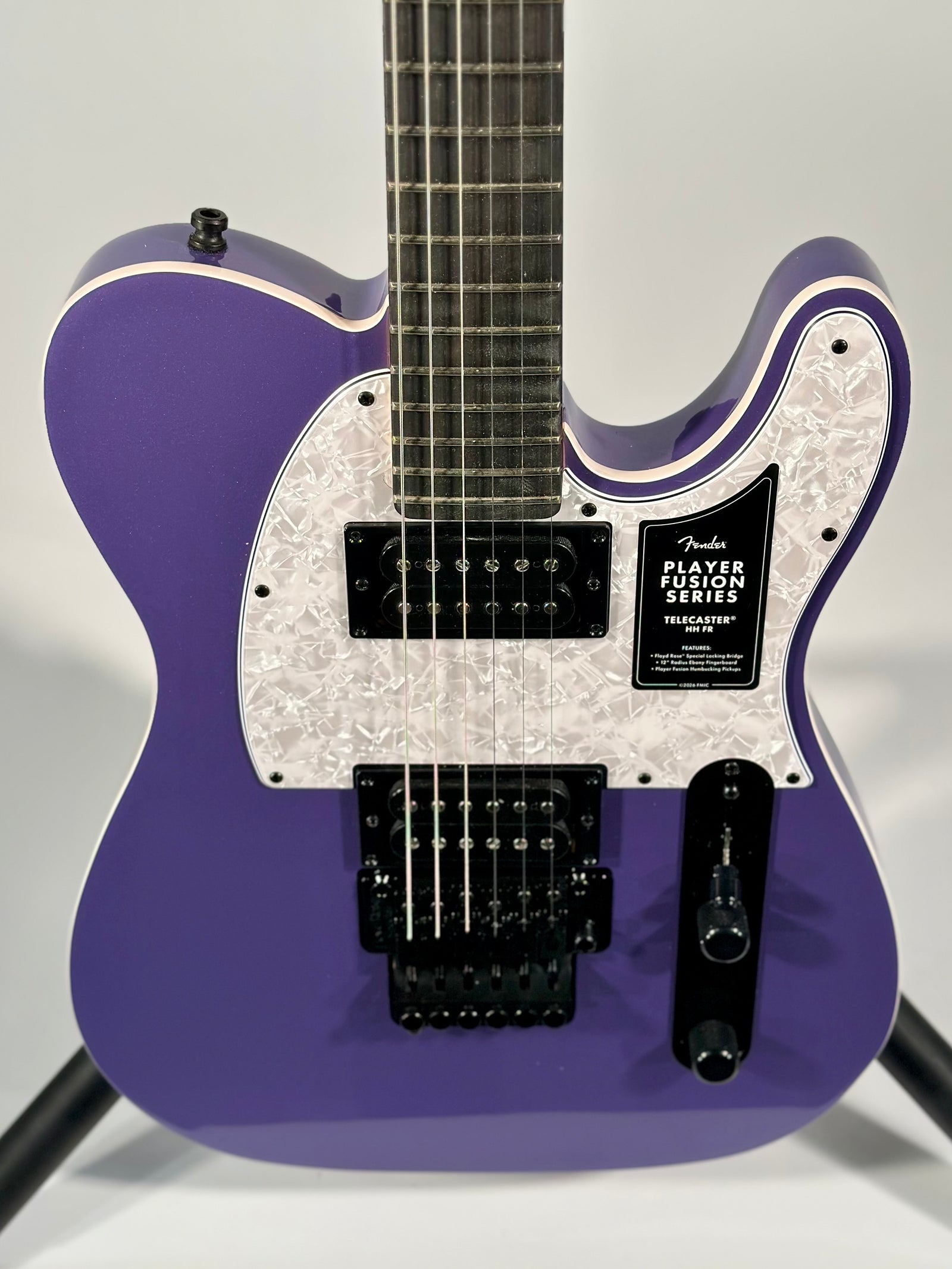 Fender Limited Edition Player Fusion Telecaster HH Floyd Rose, Aura Metallic