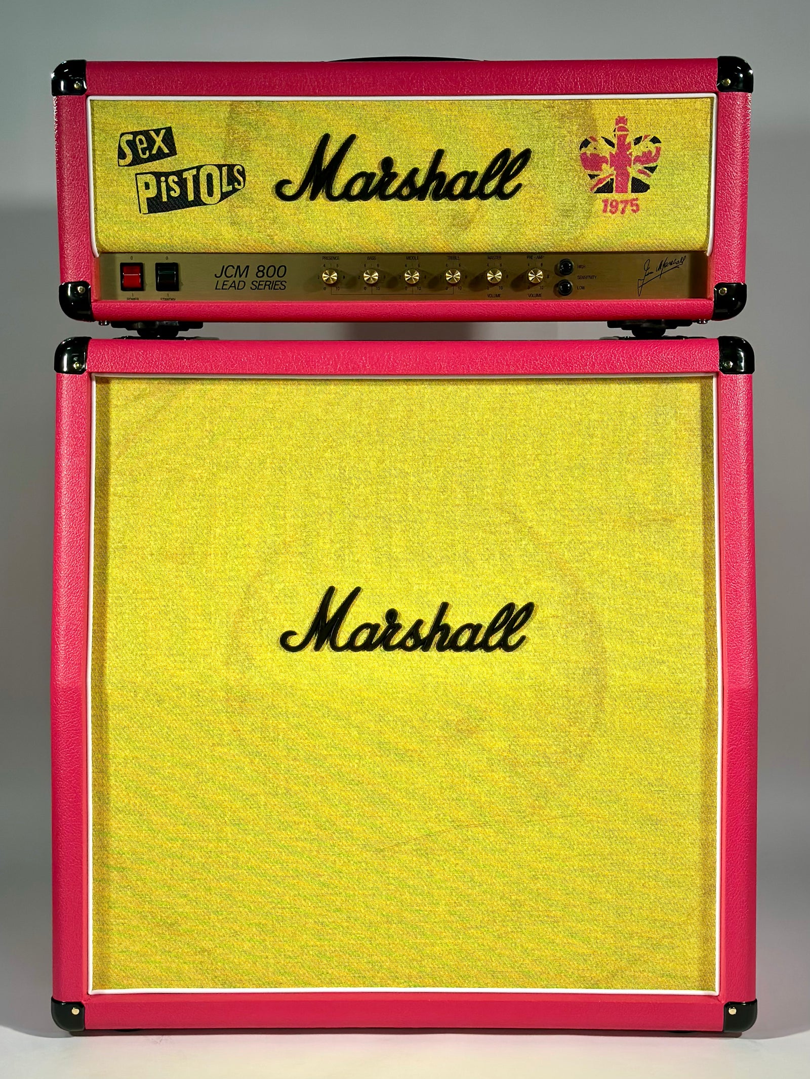 Marshall Limited Edition JCM800 Sex Pistols 50th Anniversary Half Stack Bundle