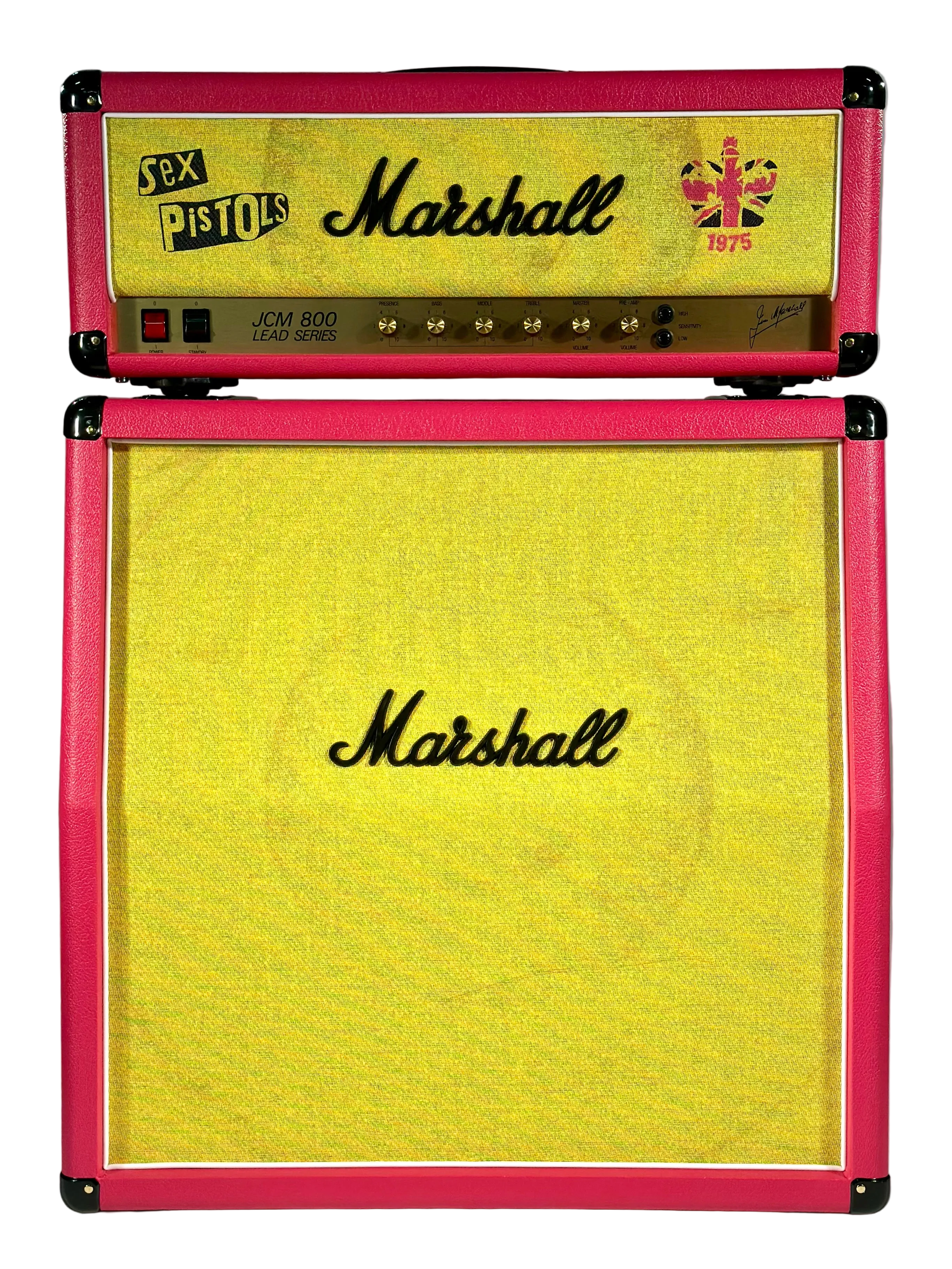 Marshall Limited Edition JCM800 Sex Pistols 50th Anniversary Half Stack Bundle