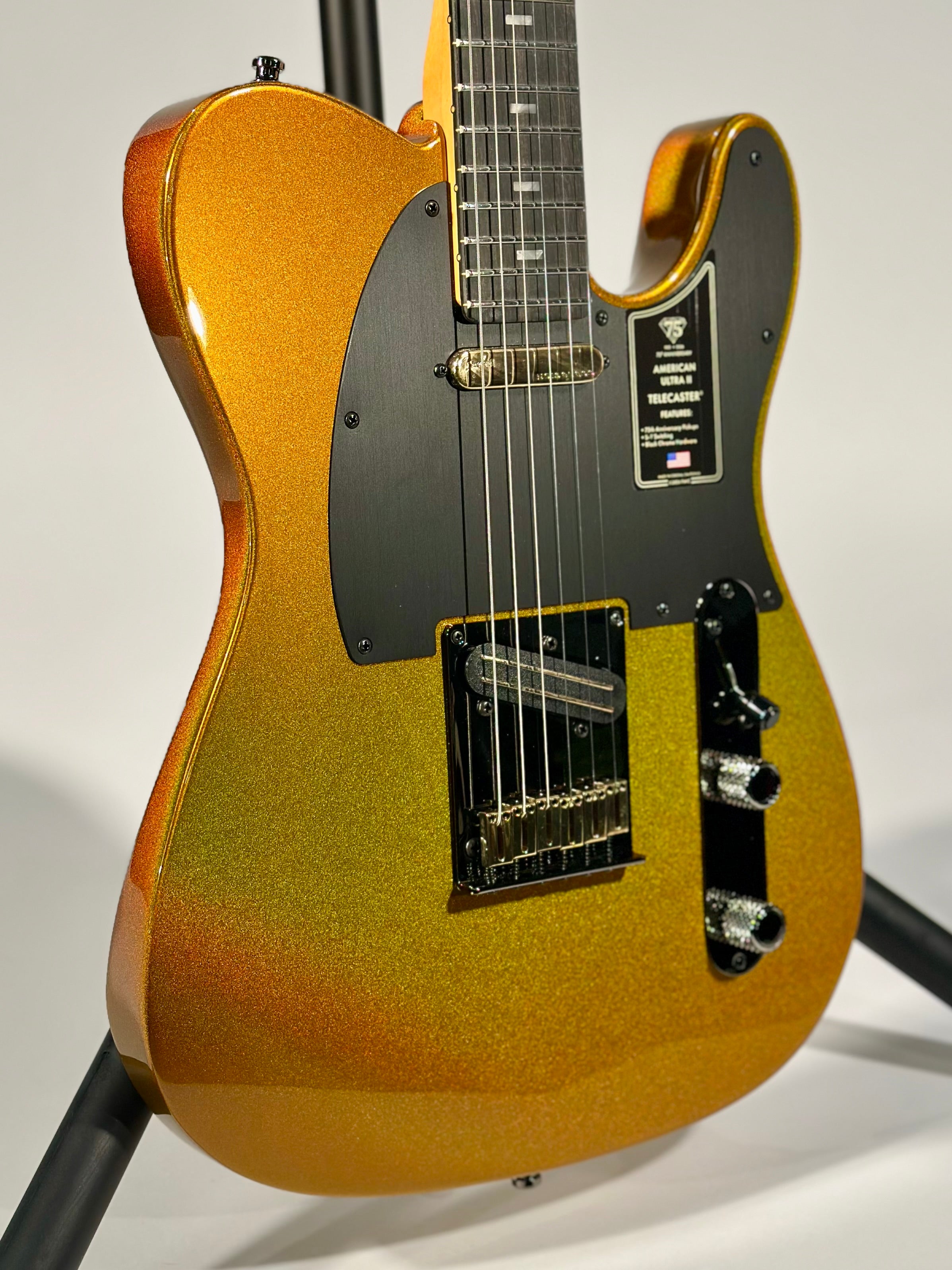 Fender 75th Anniversary American Ultra II Telecaster, Liquid Gold