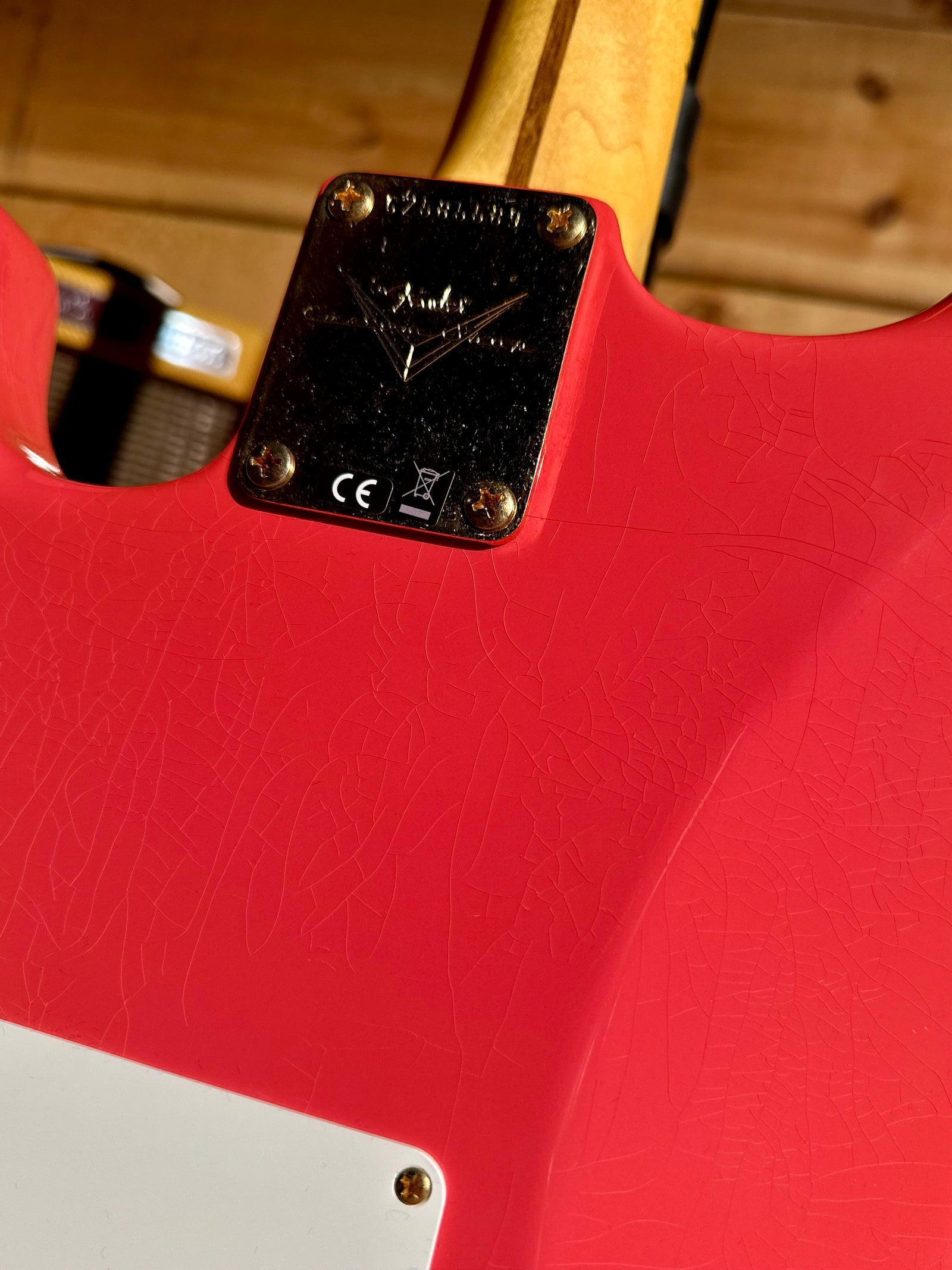 Fender Custom Shop '55 Stratocaster DLX Closet Classic, Faded Aged Fiesta Red