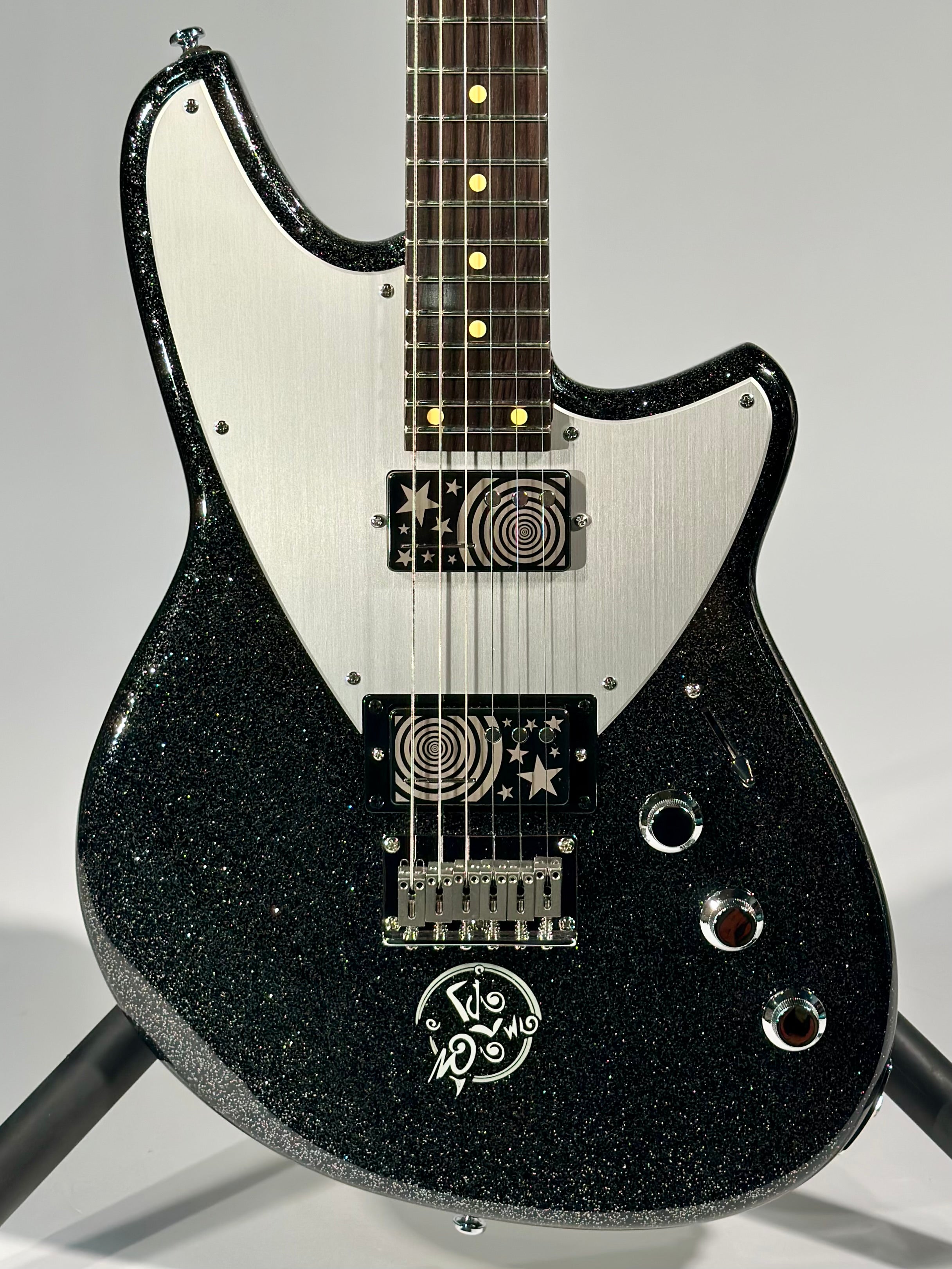Reverend Billy Corgan Signature Drop-Z Infinite Sadness Edition, Black Sparkle