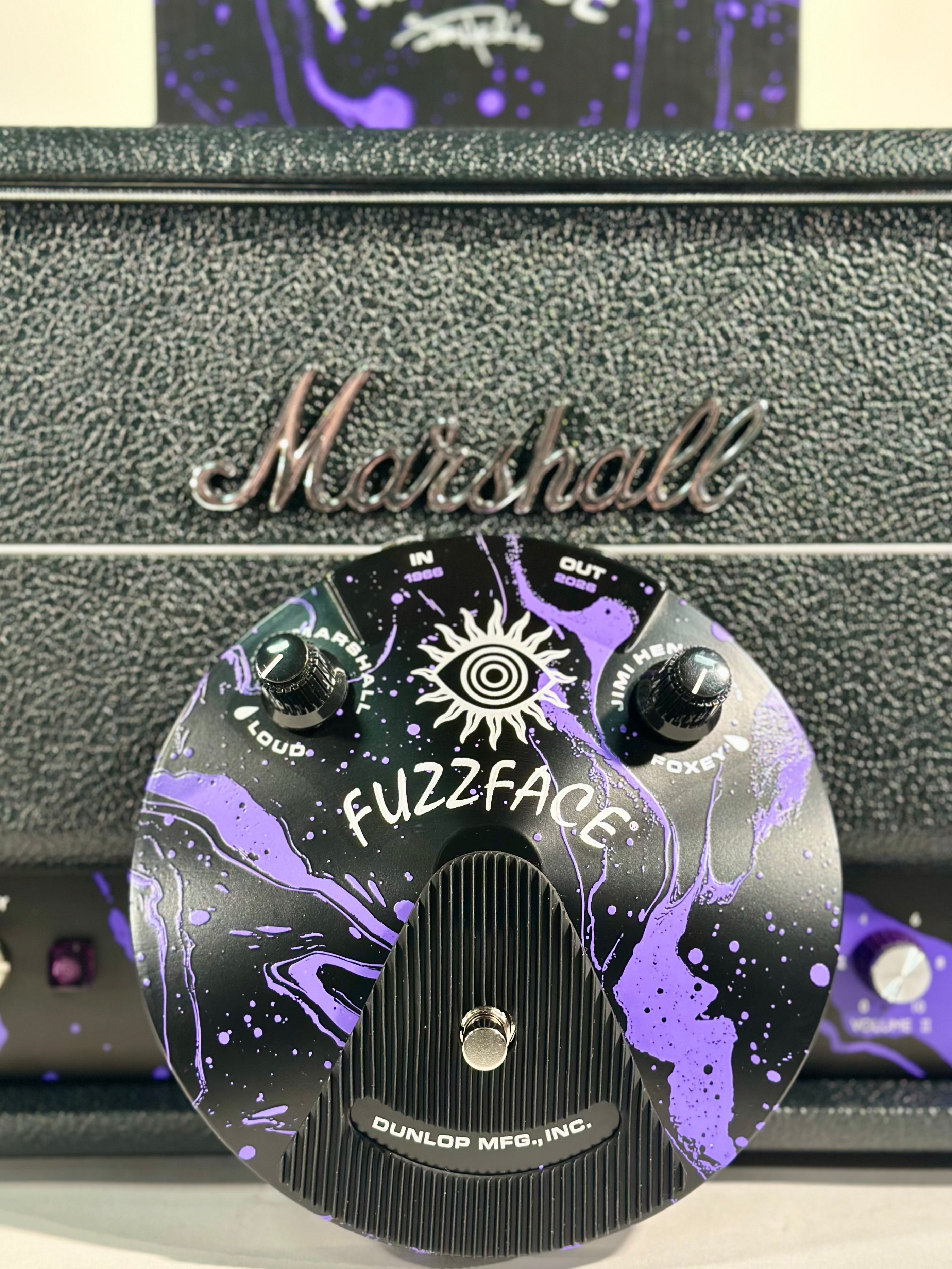 Marshall Limited Edition 60th Anniversary Jimi Hendrix 1959 Half Stack Bundle, with Fuzz Face Pedal