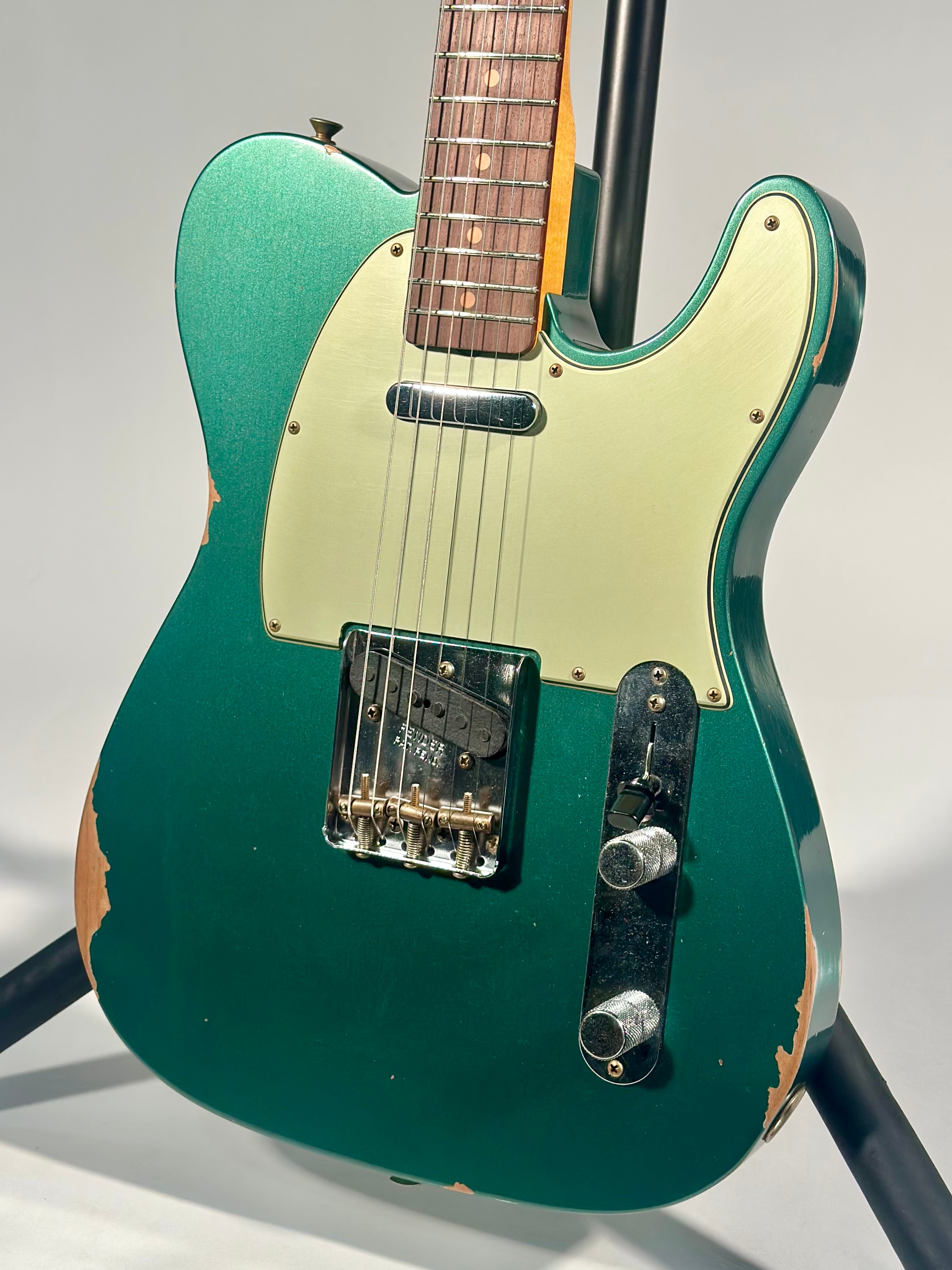 Fender Custom Shop Limited Edition 1960 Telecaster Relic, Aged Sherwood Green Metallic