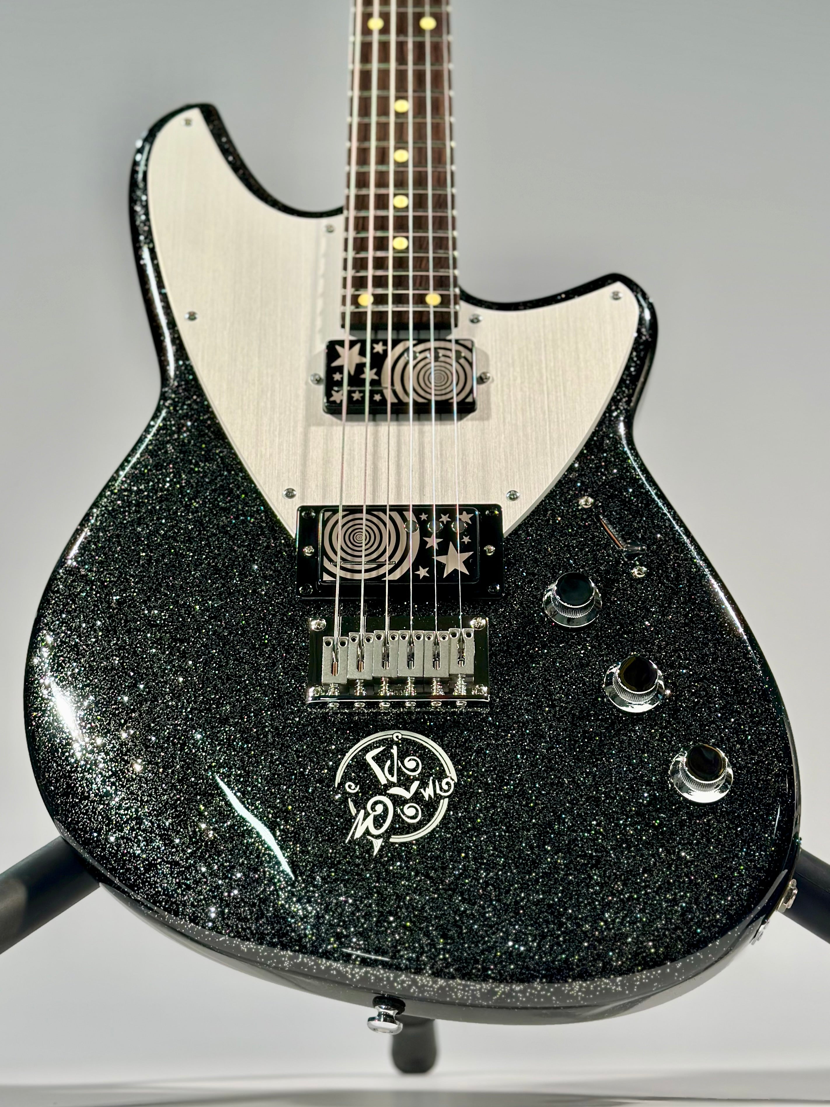 Reverend Billy Corgan Signature Drop-Z Infinite Sadness Edition, Black Sparkle