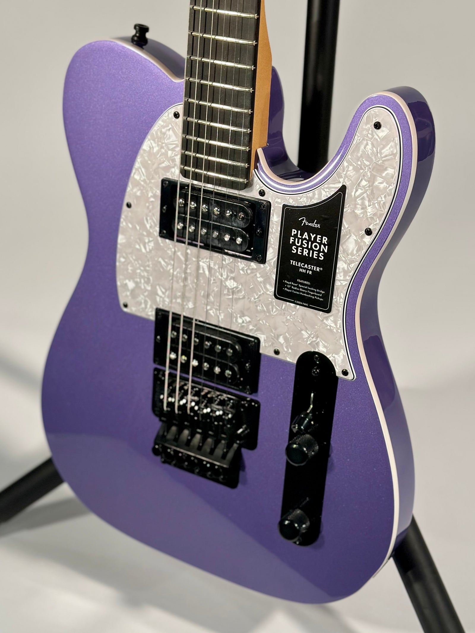 Fender Limited Edition Player Fusion Telecaster HH Floyd Rose, Aura Metallic