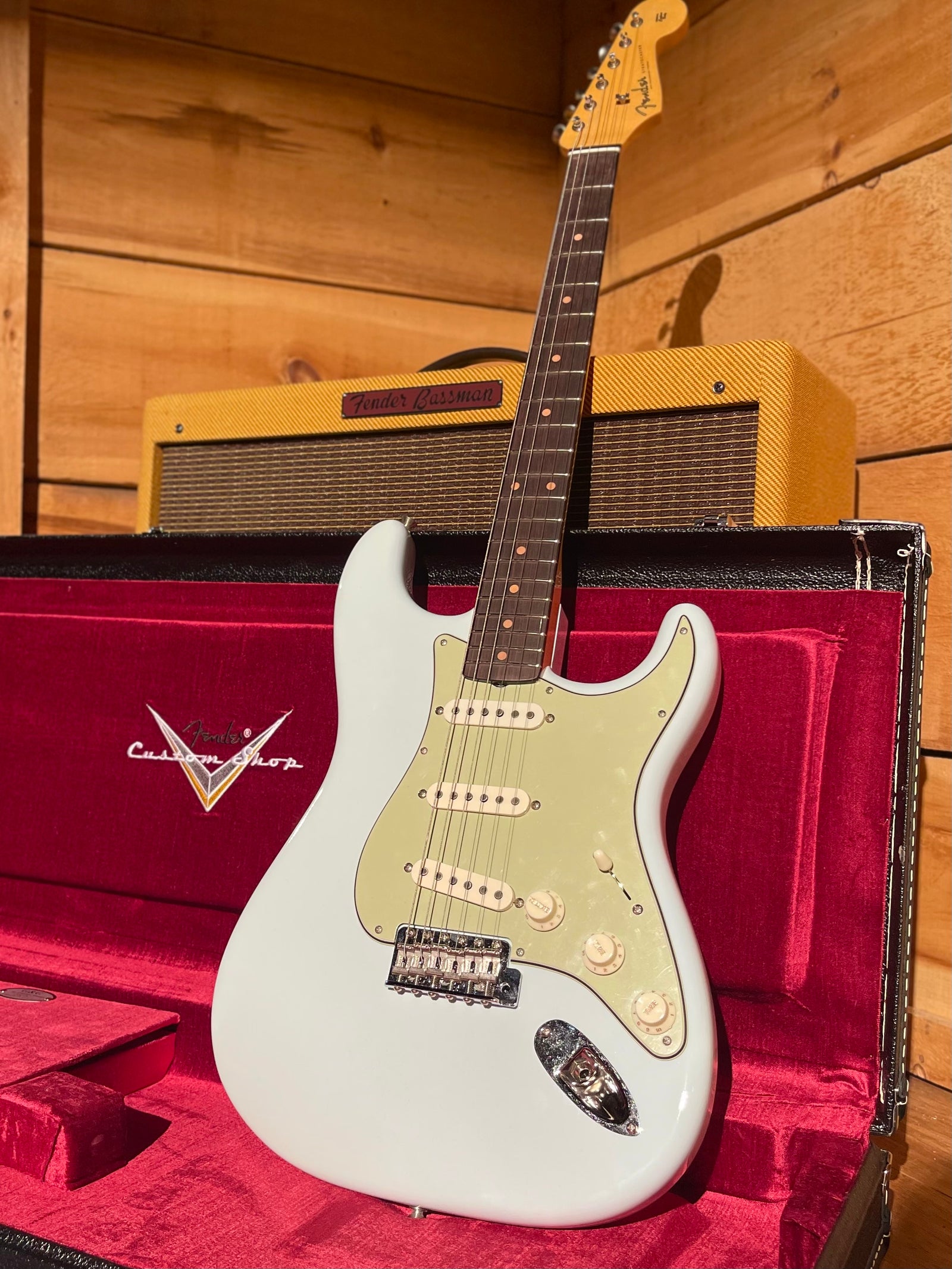 Fender Custom Shop Vintage Custom '59 Stratocaster, NOS, 3A Rosewood Fingerboard, Faded Aged Sonic Blue