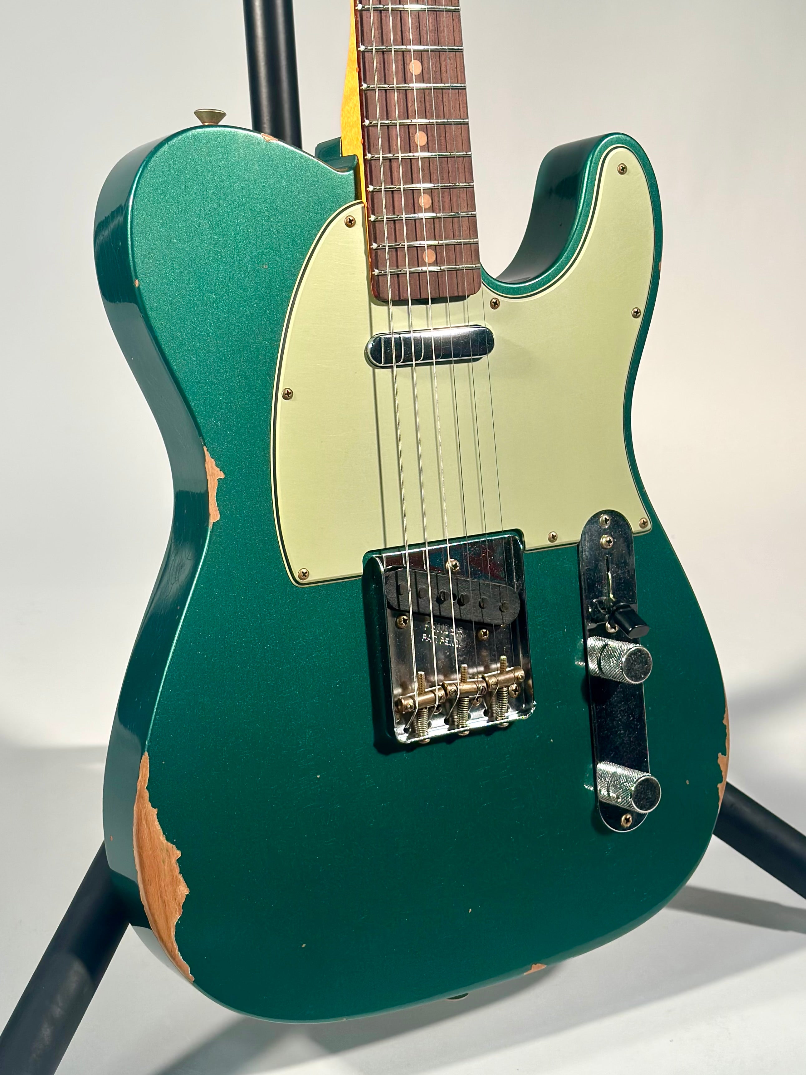 Fender Custom Shop Limited Edition 1960 Telecaster Relic, Aged Sherwood Green Metallic