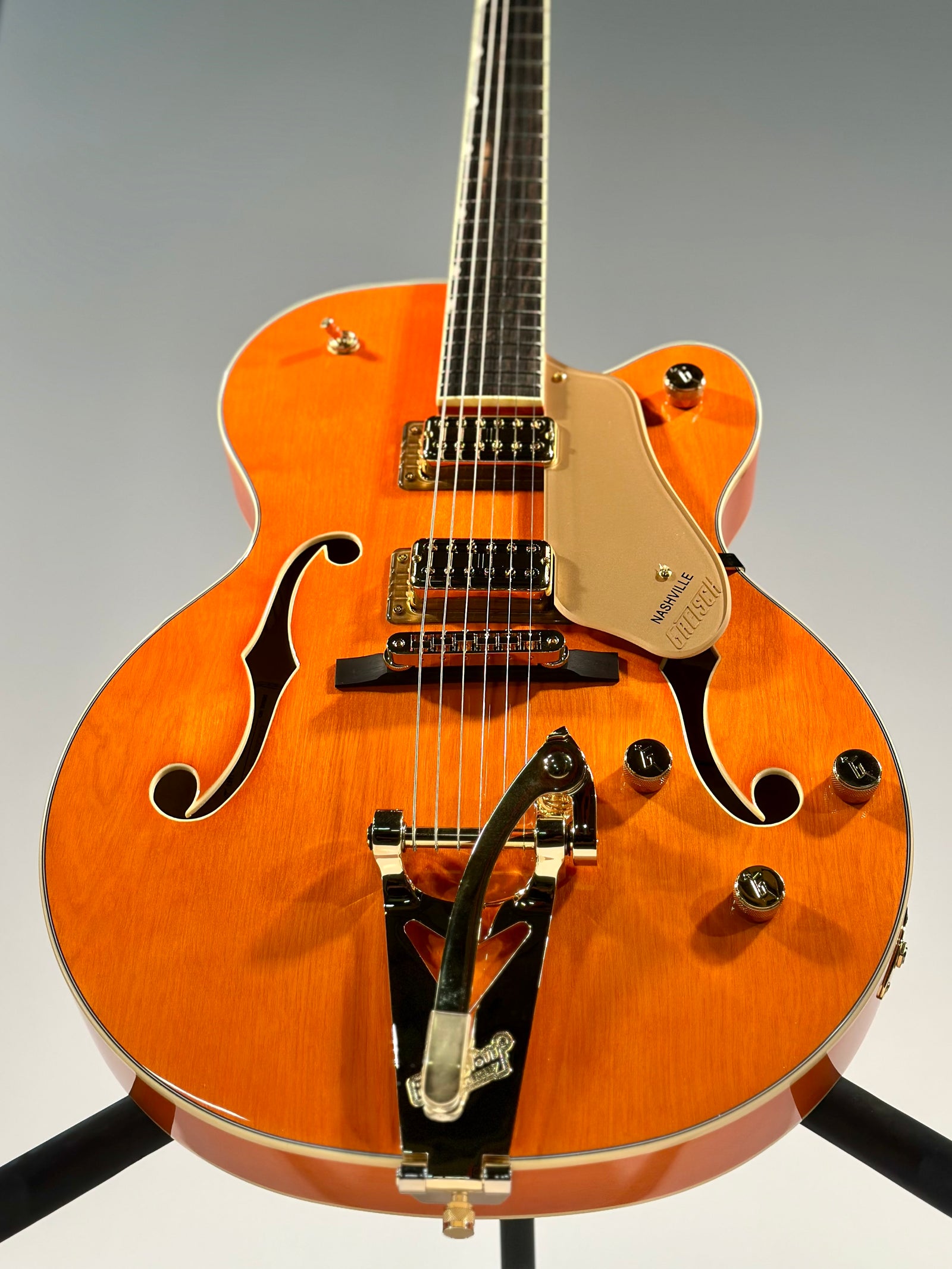 Gretsch Synchromatic Nashville Hollow Body Single-Cut with Bigsby, 50's Orange Stain