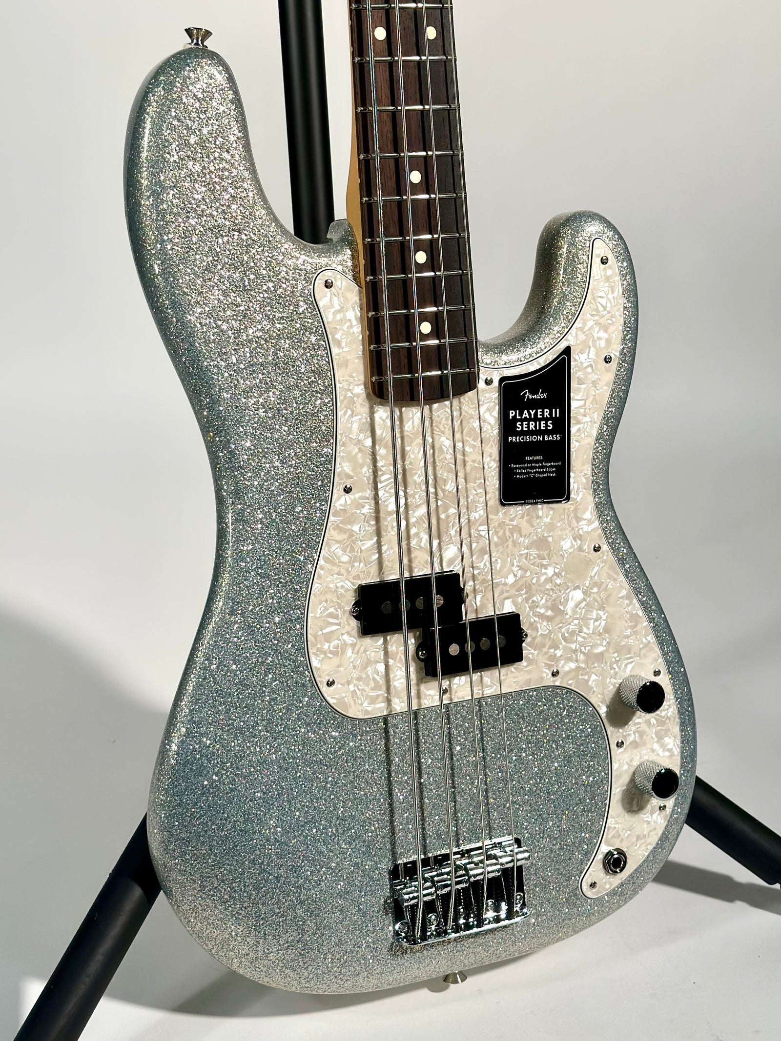 Fender 75th Anniversary Player II Precision Bass, Diamond Dust Sparkle