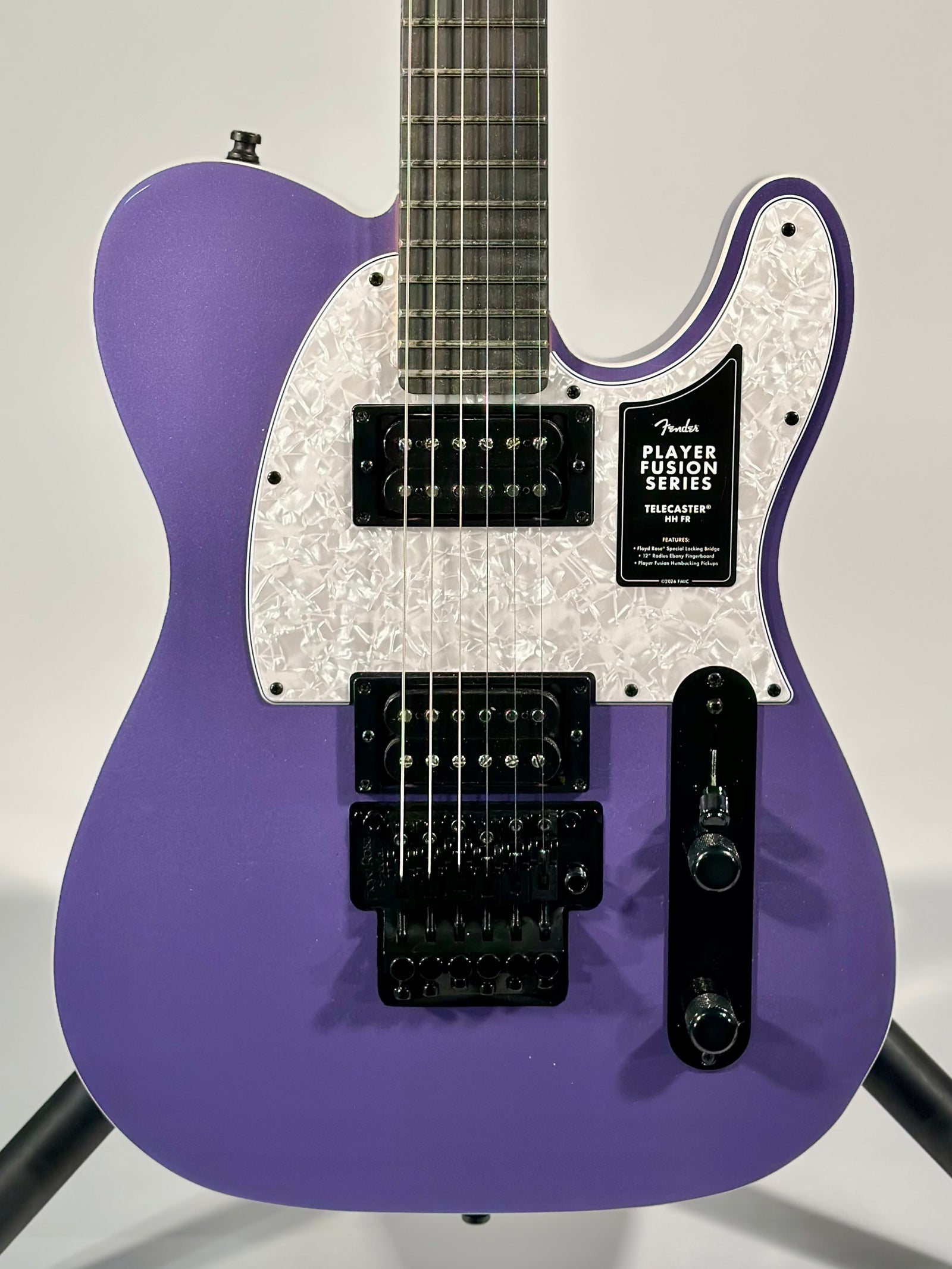Fender Limited Edition Player Fusion Telecaster HH Floyd Rose, Aura Metallic