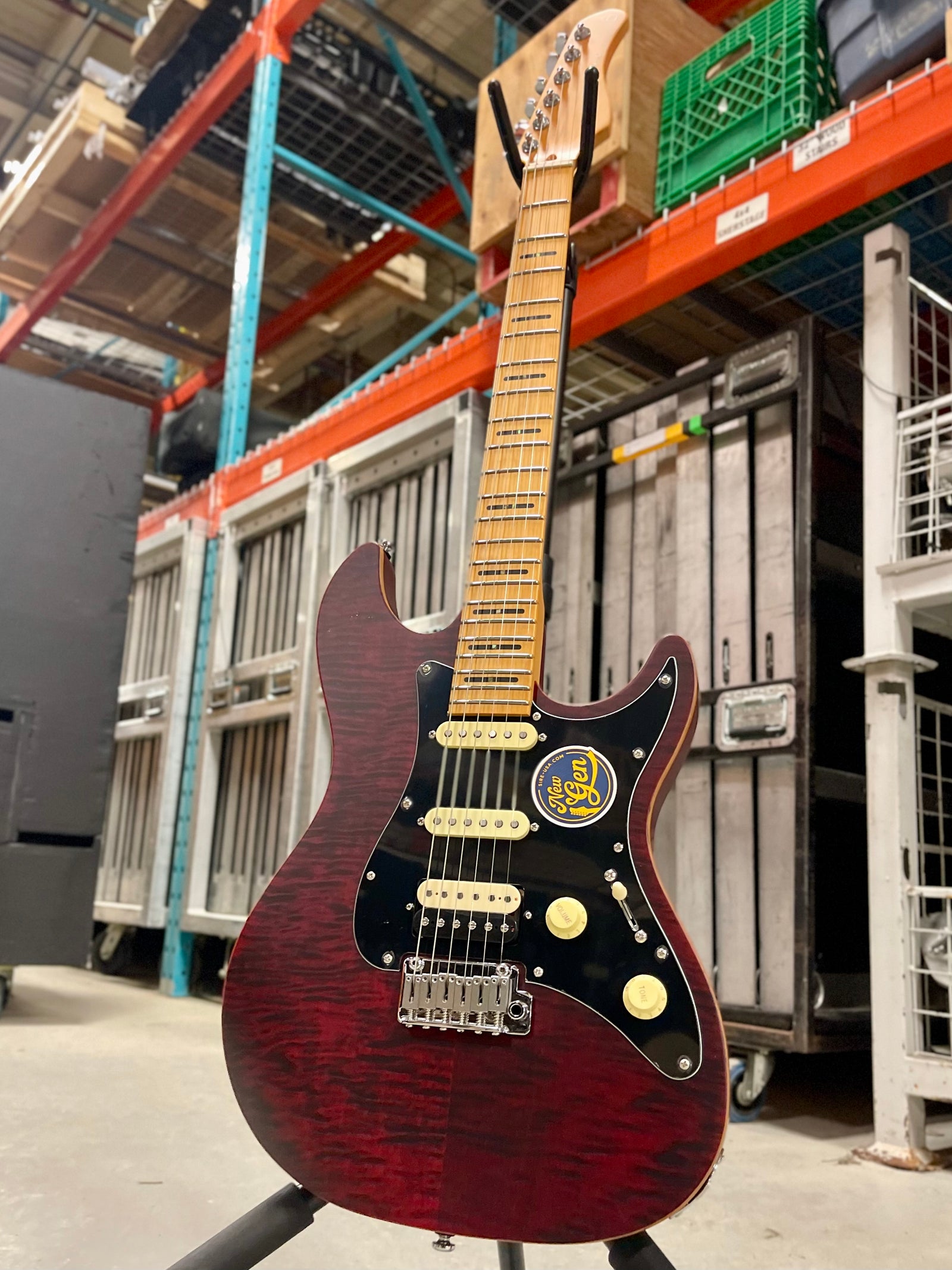 Sire Larry Carlton S7 FM New Gen, Red Satin