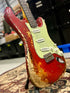 Fender Custom Shop 1961 Stratocaster Super Heavy Relic, Aged Dakota Red over 3-Color Sunburst