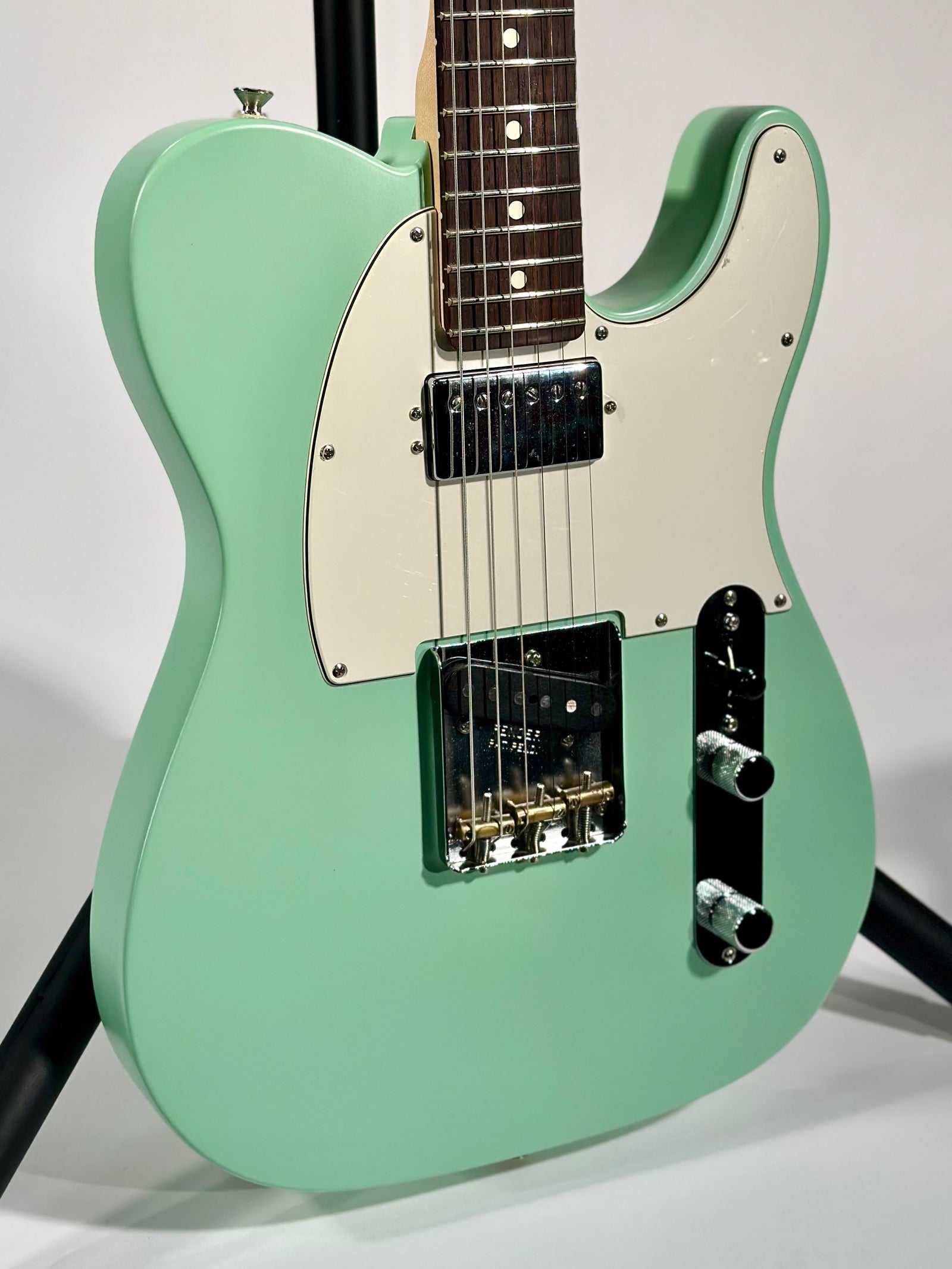 Fender American Performer Telecaster, Satin Surf Green w/ G&G Fender Case (Consignment)