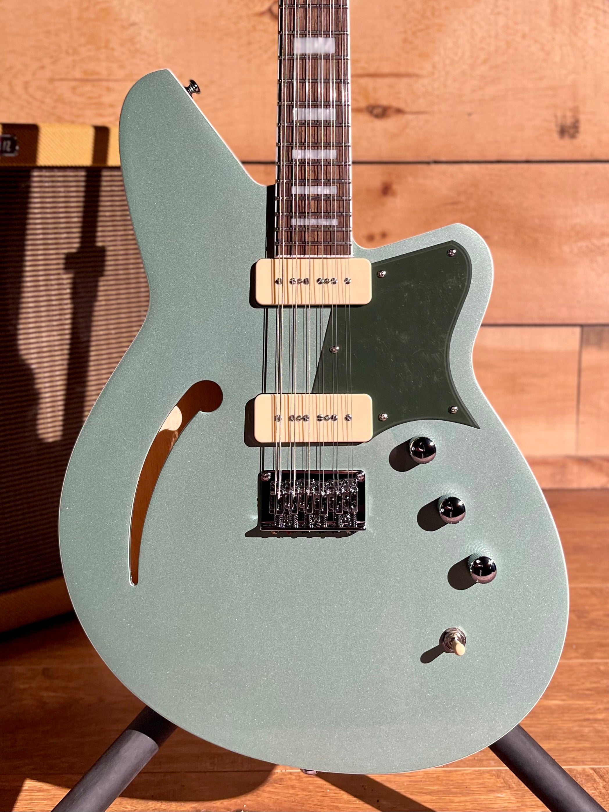 Reverend Airwave 12, Metallic Alpine