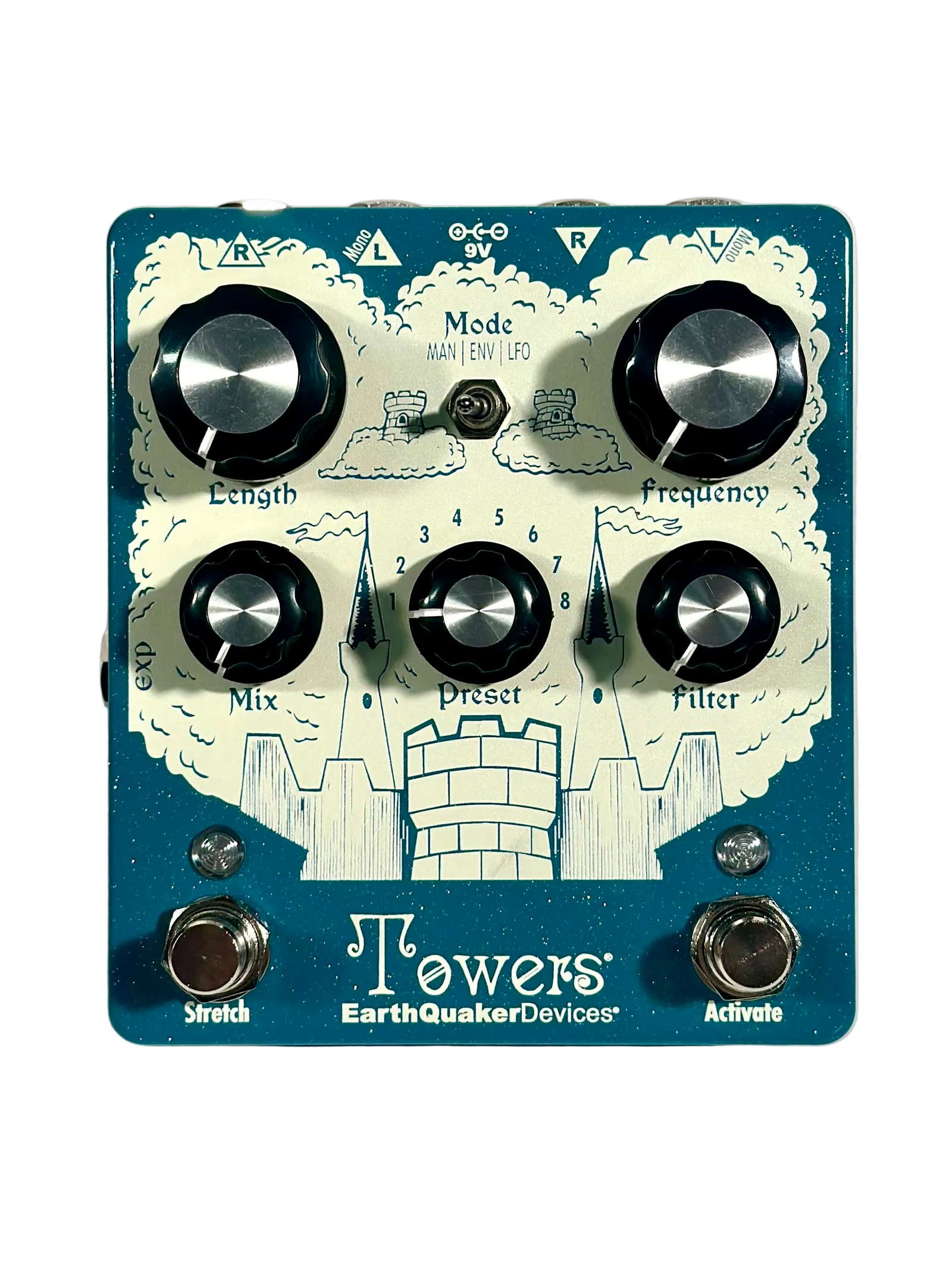 EarthQuaker Devices Towers Stereo Reverberant Filter