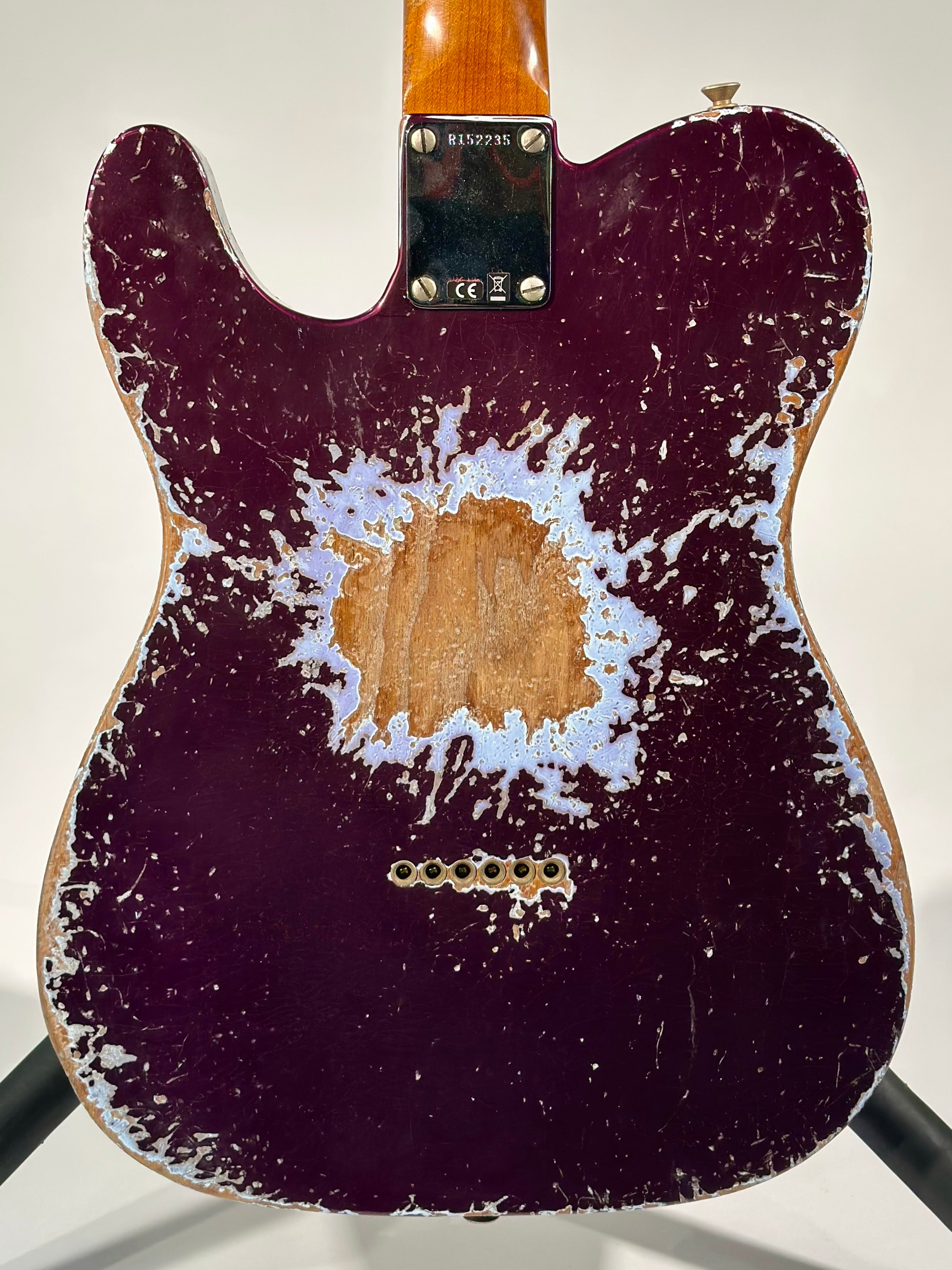 Fender Custom Shop 1951 Nocaster Super Heavy Relic, Plum Purple Metallic/Sonic Blue