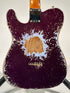 Fender Custom Shop 1951 Nocaster Super Heavy Relic, Plum Purple Metallic/Sonic Blue