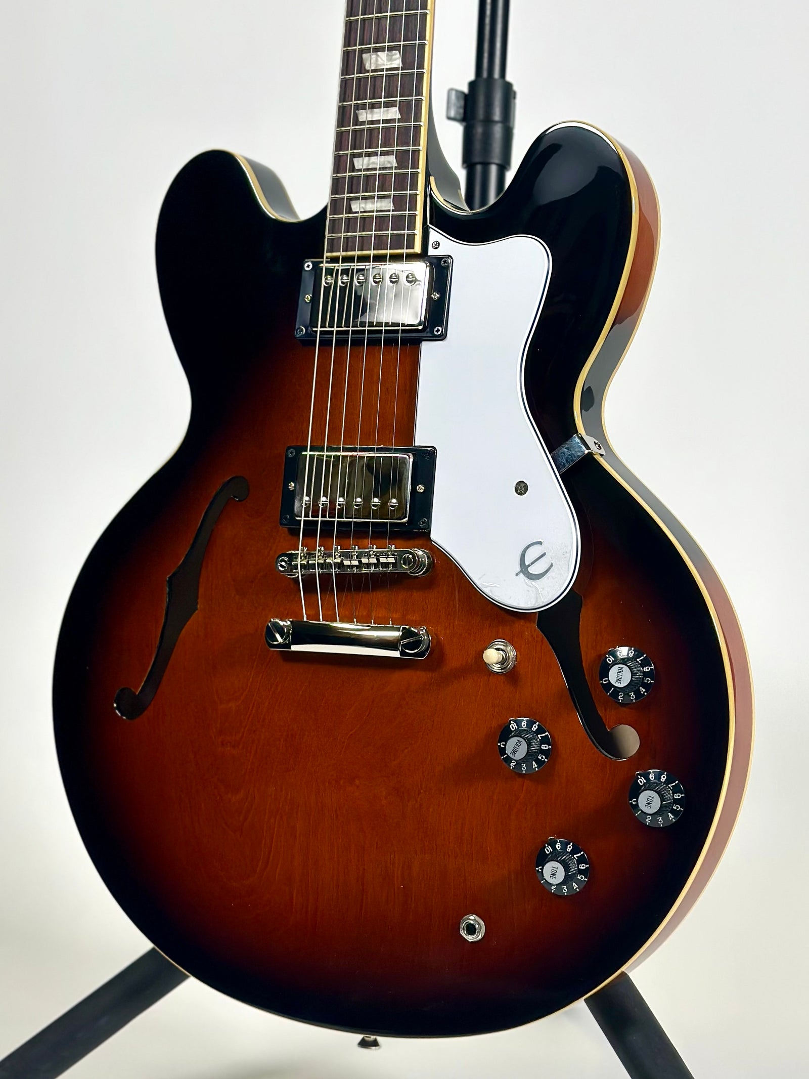 Epiphone Bonehead Riviera, Dark Tobacco Sunburst