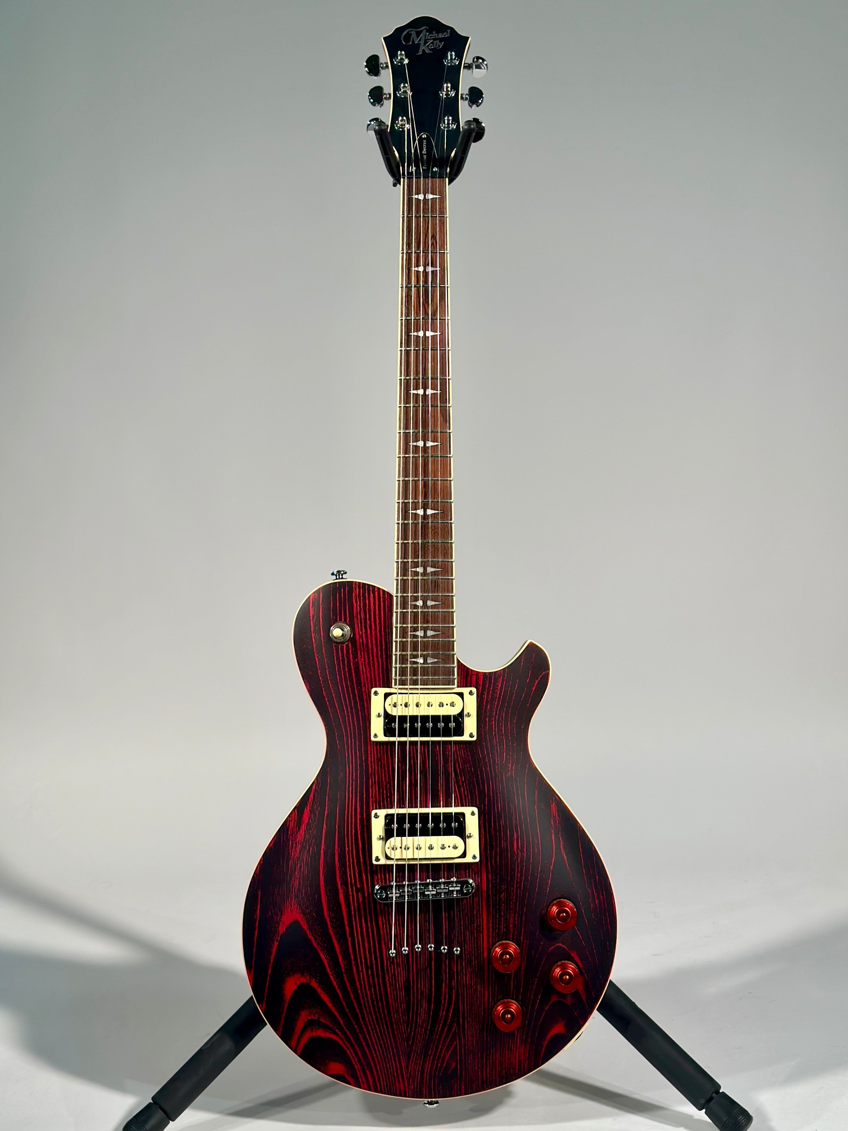 Michael Kelly Patriot Decree SB, Open Pore Cherry Red (Consignment)