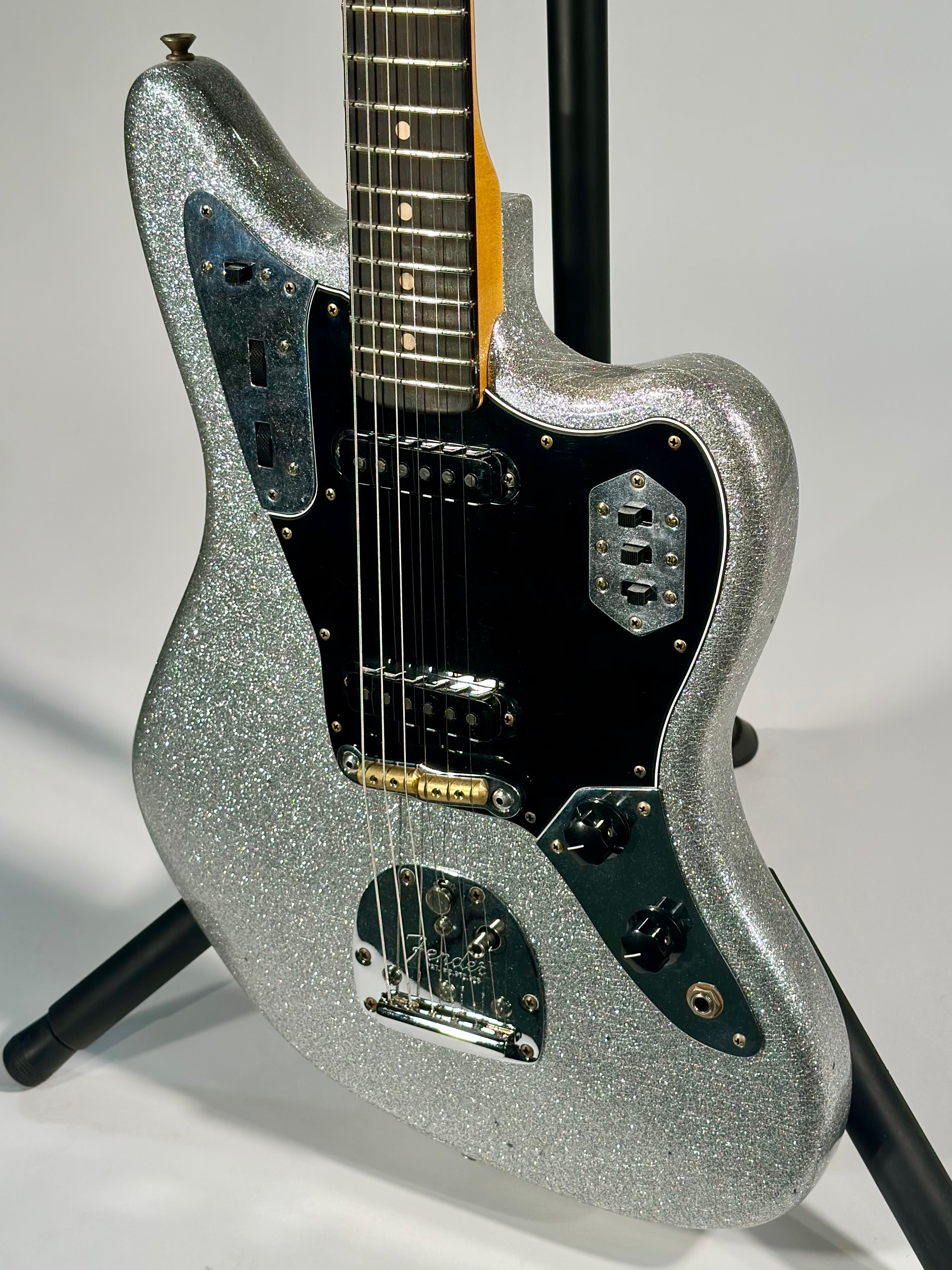 Fender Custom Shop 1962 Jaguar Journeyman Relic, Silver Sparkle