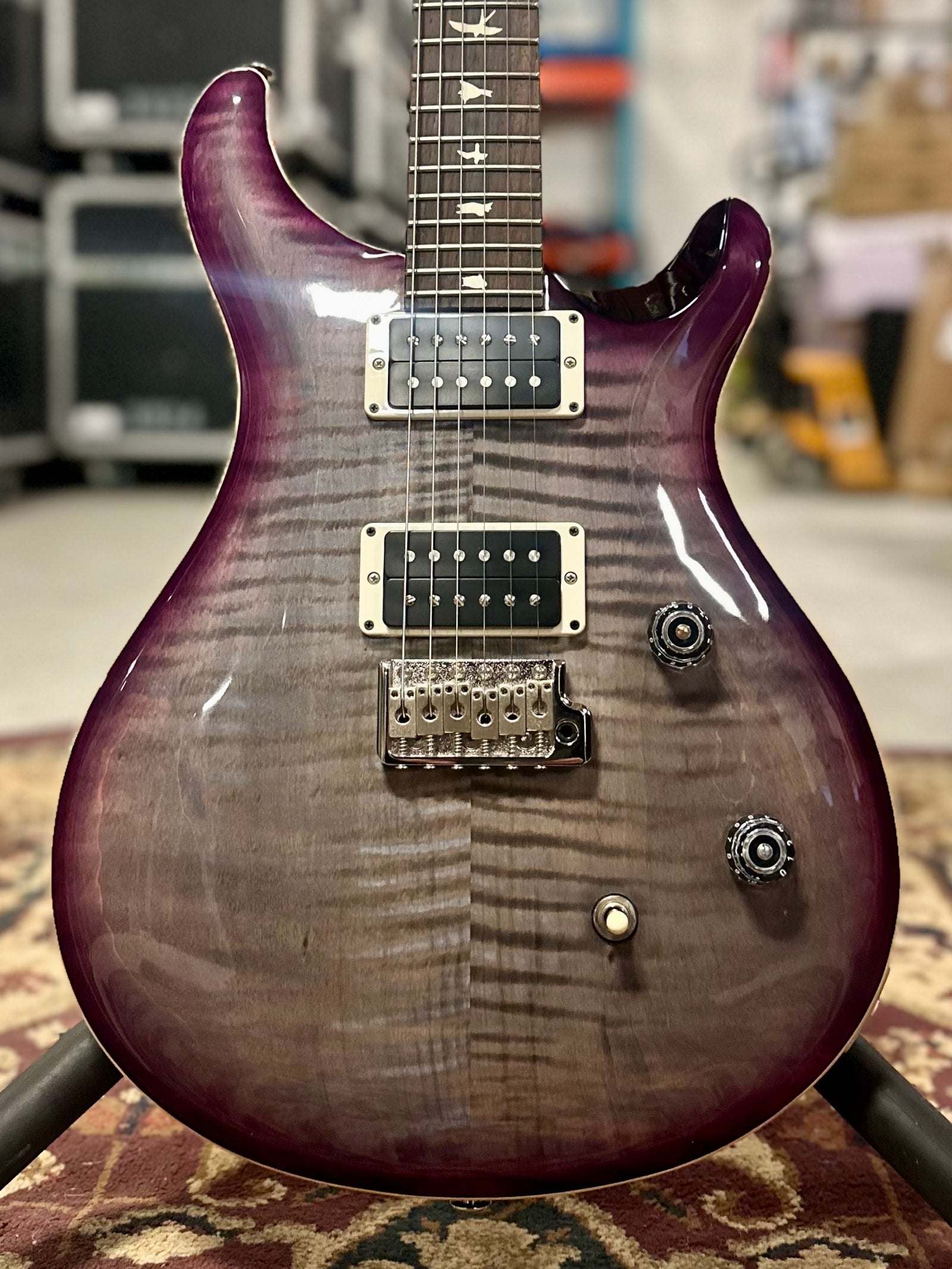 PRS CE 24, Faded Gray Black Purple Burst (Trade In)
