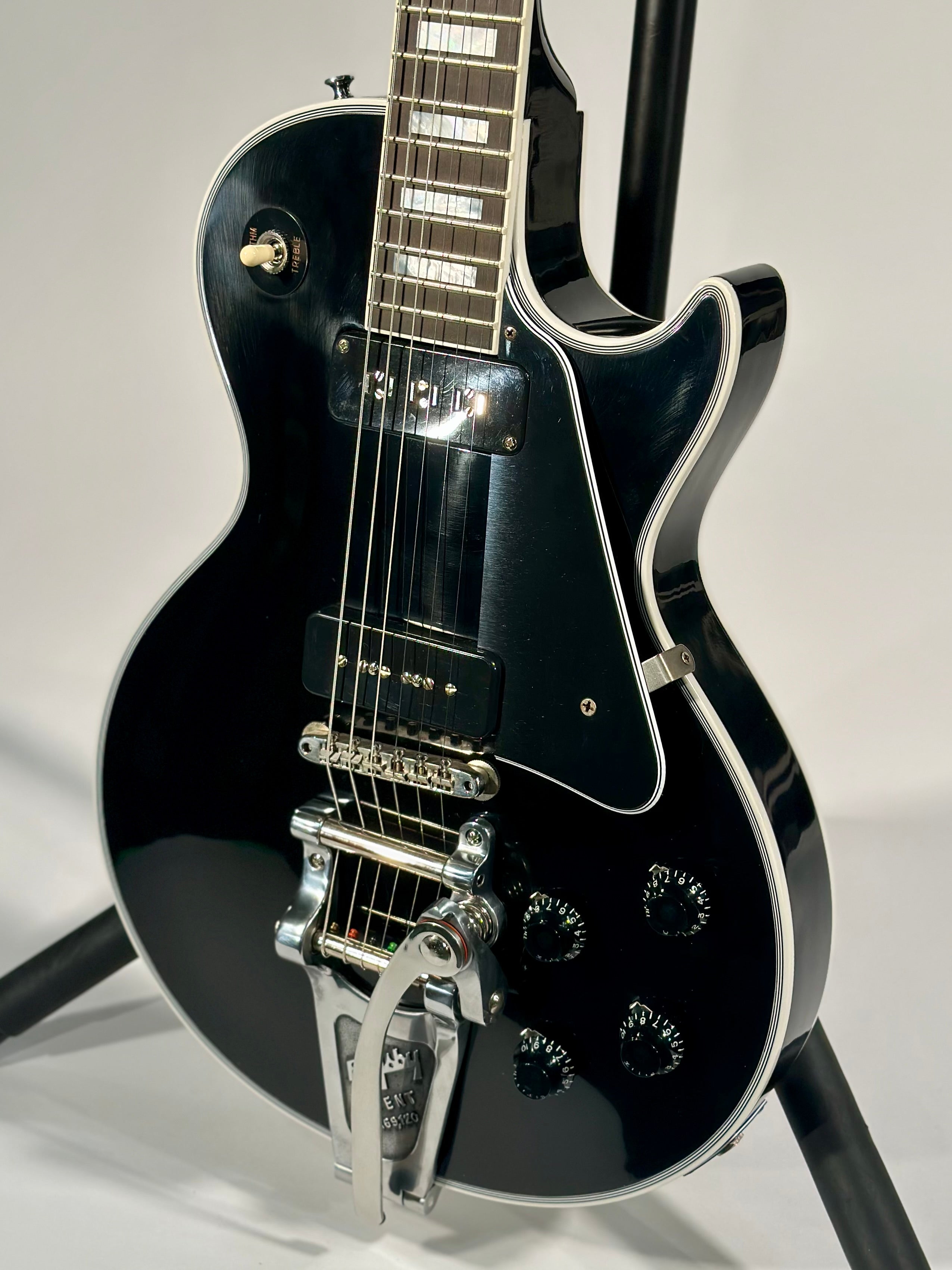 Gibson Murphy Lab 1954 Les Paul Custom VOS with Bigsby, Antique Hardware, Ebony