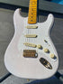 Fender Limited Edition American Vintage II 1957 Stratocaster, Flame Maple Fingerboard, White Blonde