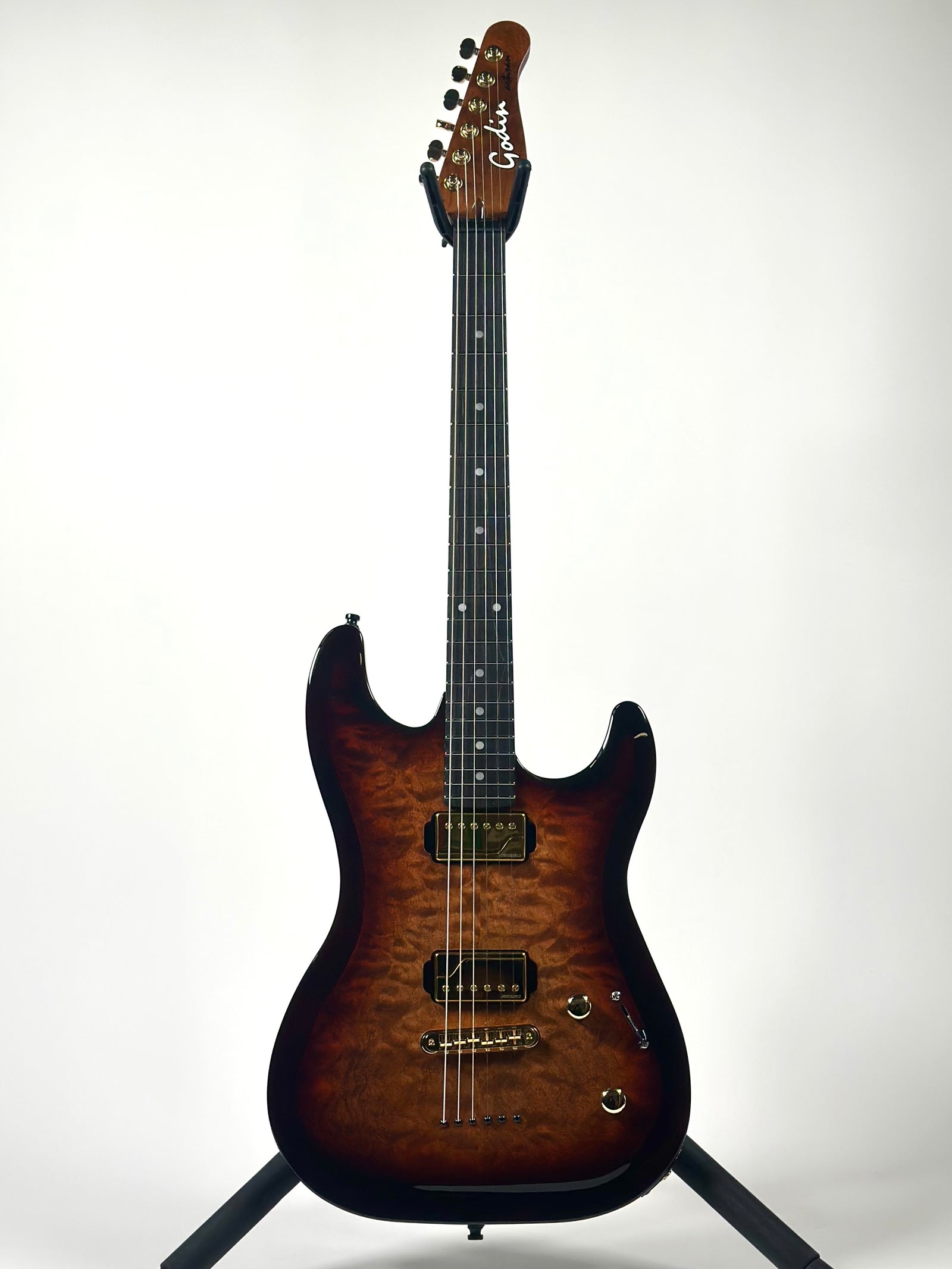 Godin Guitars Artisan ST-II, Whiskey Burst