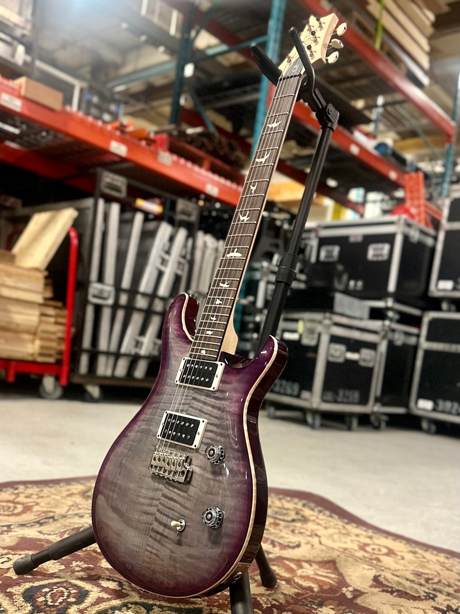 PRS CE 24, Faded Gray Black Purple Burst (Trade In)