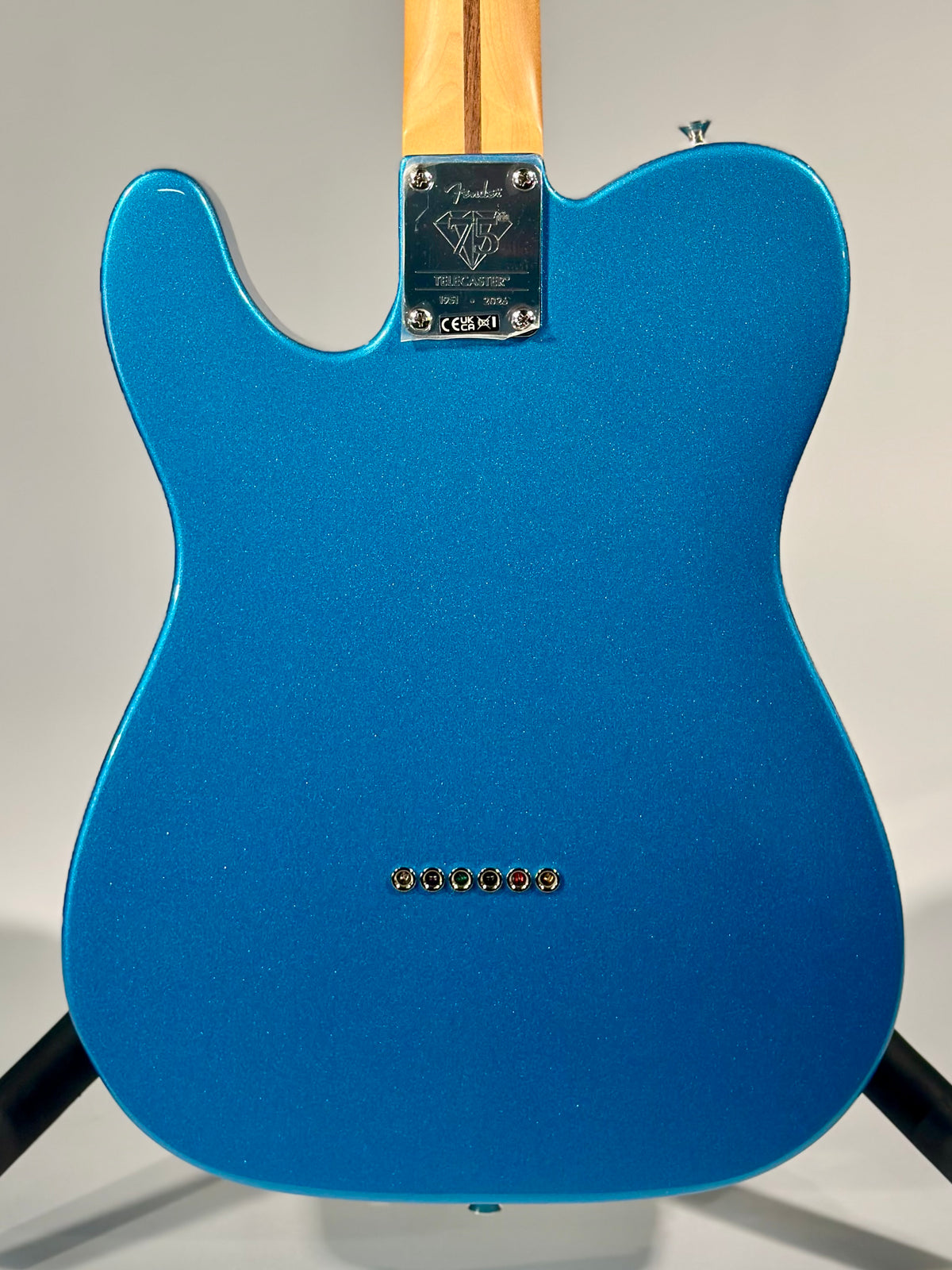 Fender 75th Anniversary Player II Baritone Telecaster, Lake Placid Blue