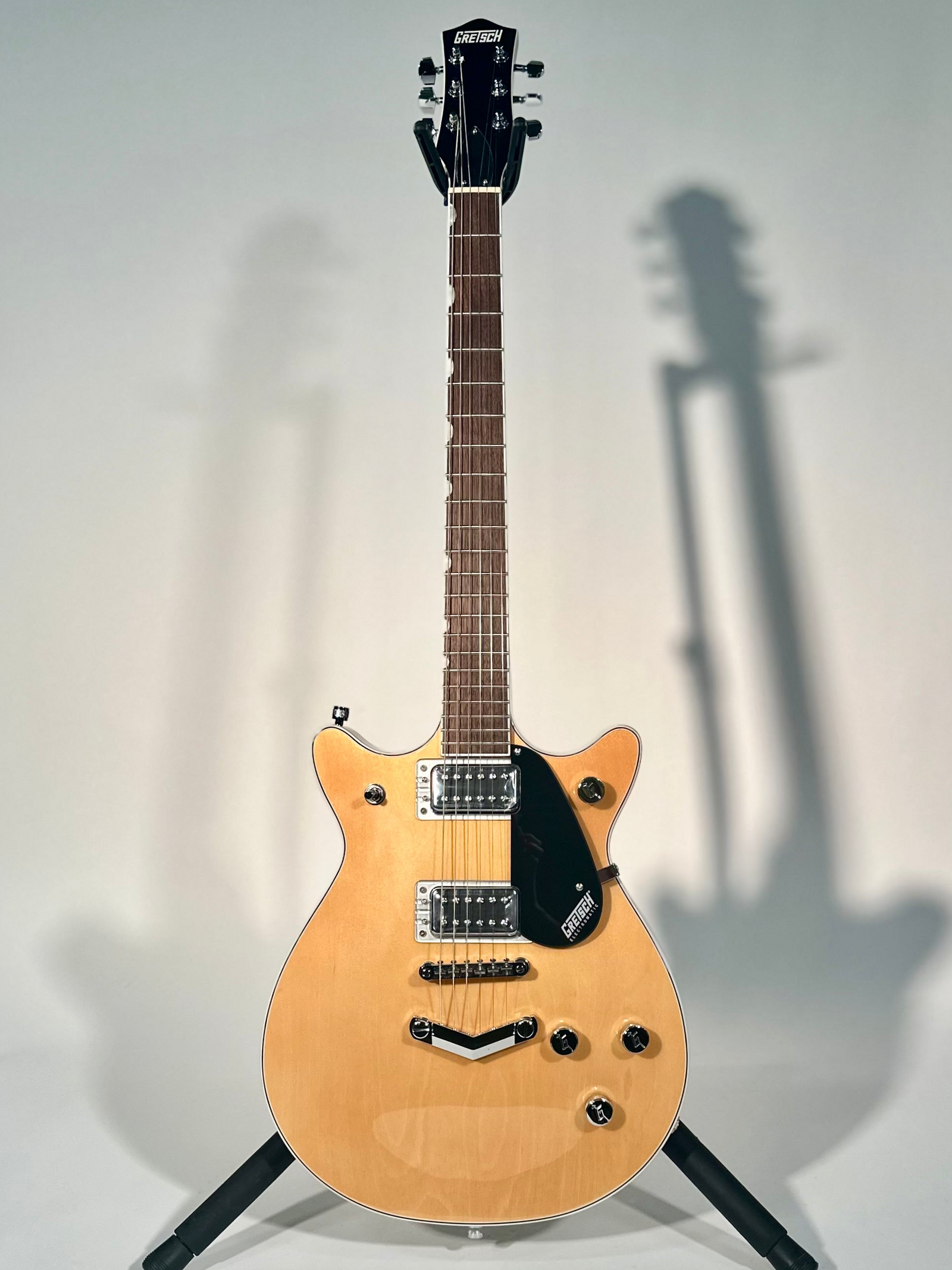 Gretsch G5222 Electromatic Double Jet BT with V-Stoptail, Aged Natural