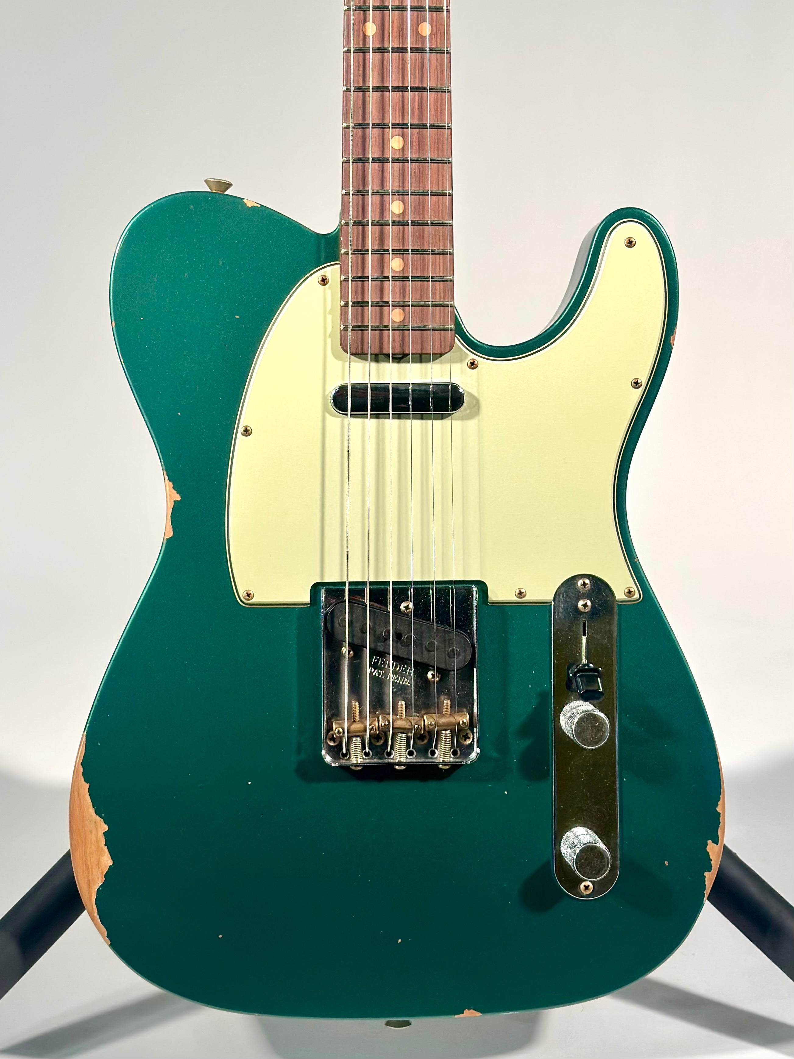 Fender Custom Shop Limited Edition 1960 Telecaster Relic, Aged Sherwood Green Metallic