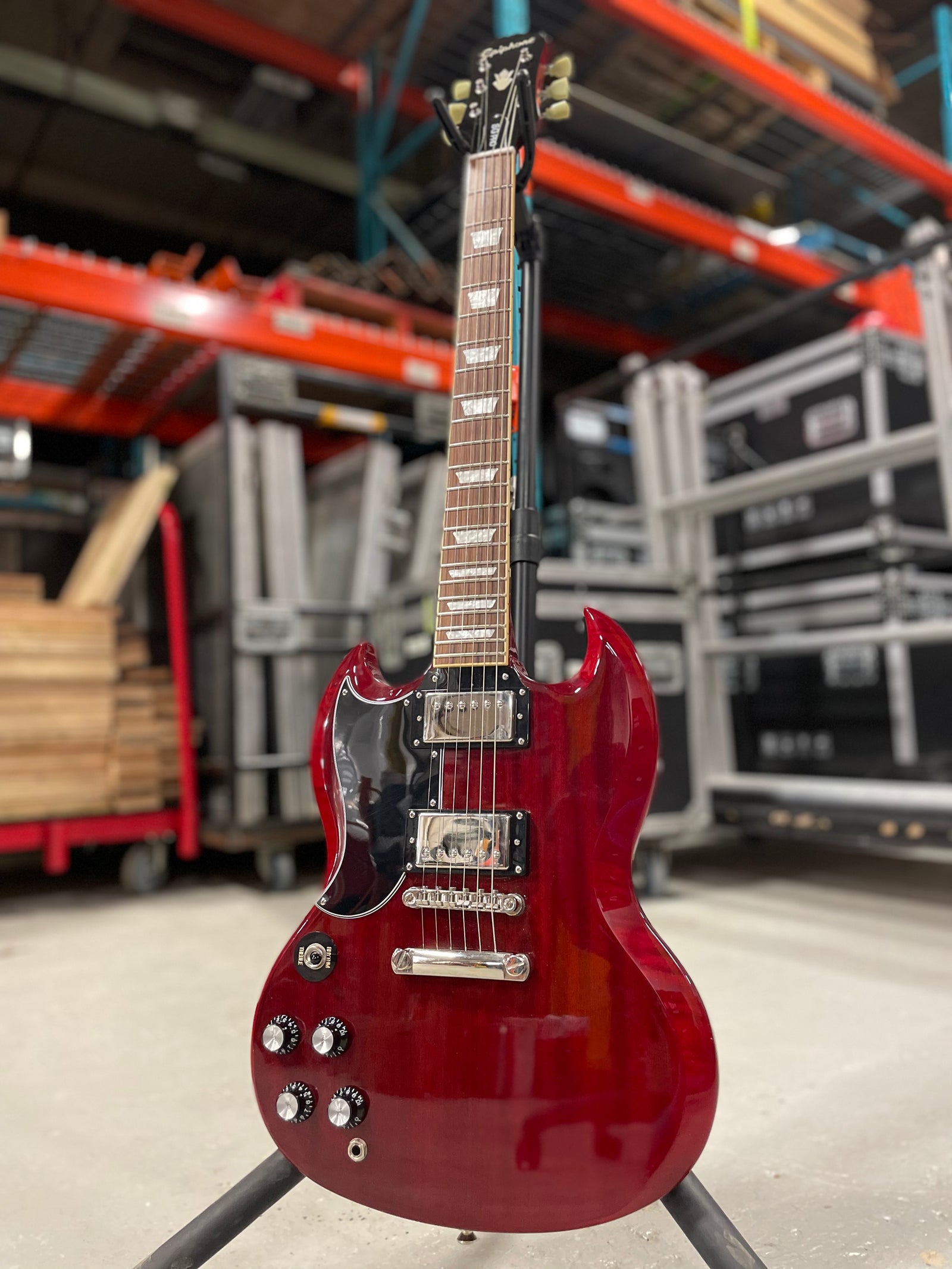 Epiphone SG Standard Pro, Left-Handed, Cherry (Trade In)