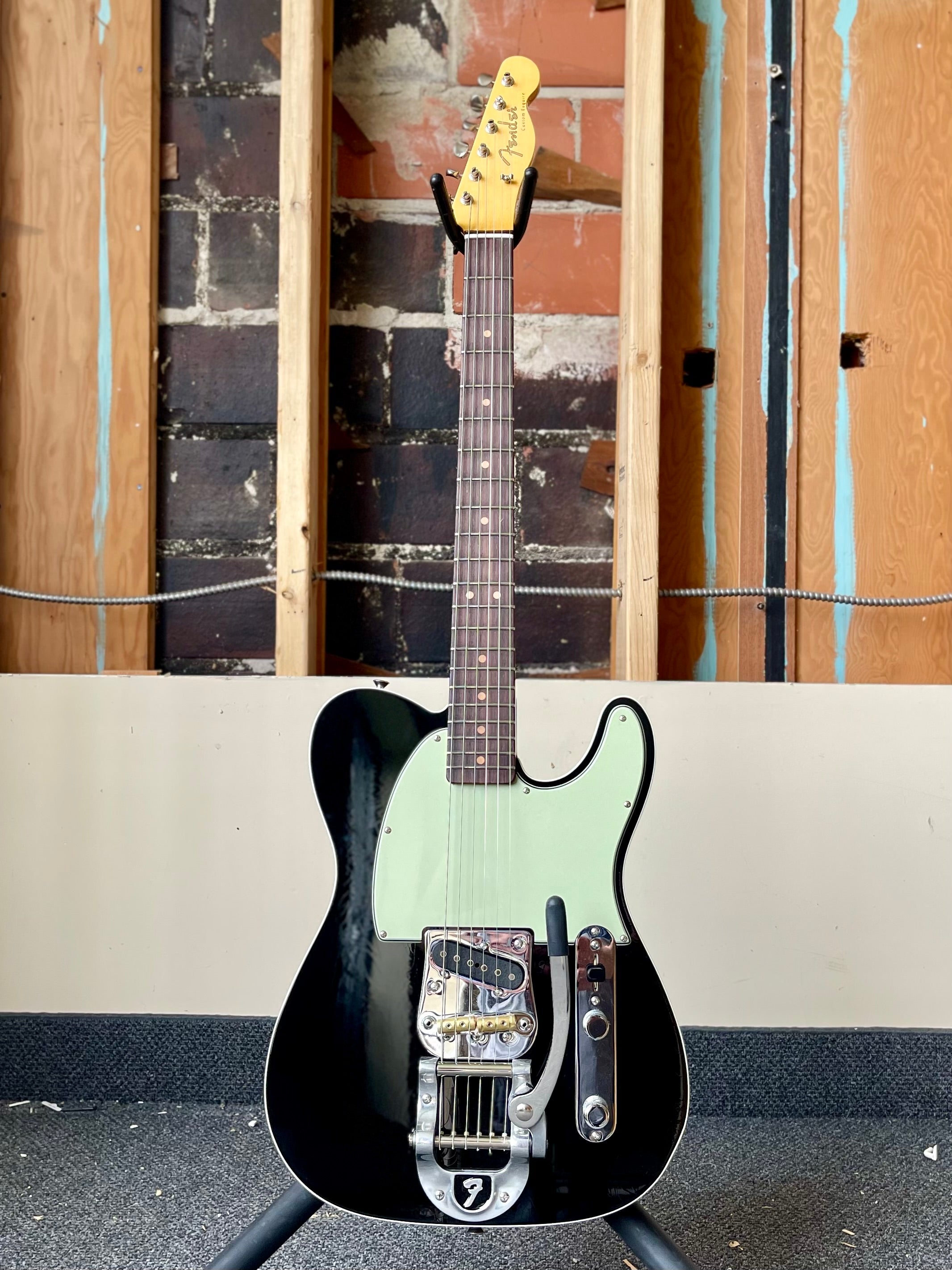 Fender Custom Shop 1963 Esquire Custom Bigsby DLX Closet Classic, Rosewood Fingerboard, Black