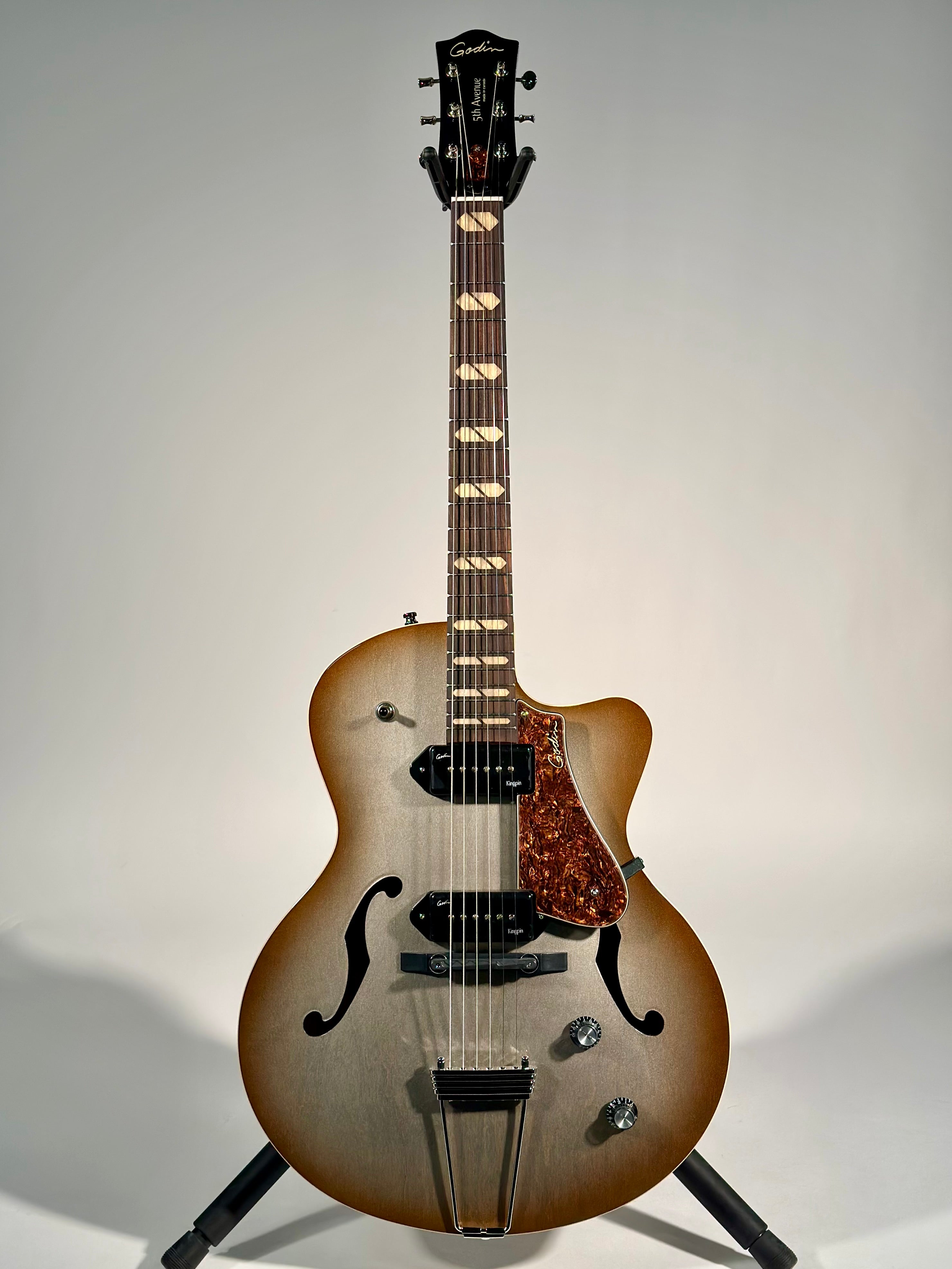Godin 5th Avenue Kingpin II DLX, Copper Burst HG