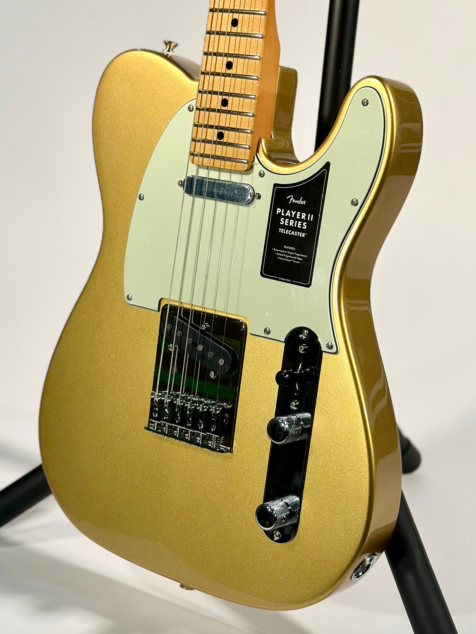 Fender 75th Anniversary Player II Telecaster, Aztec Gold
