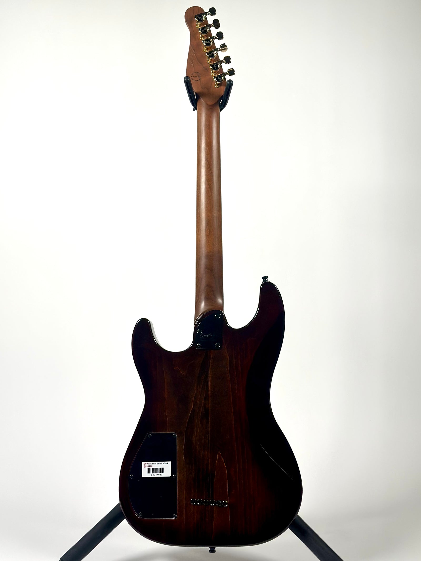 Godin Guitars Artisan ST-II, Whiskey Burst