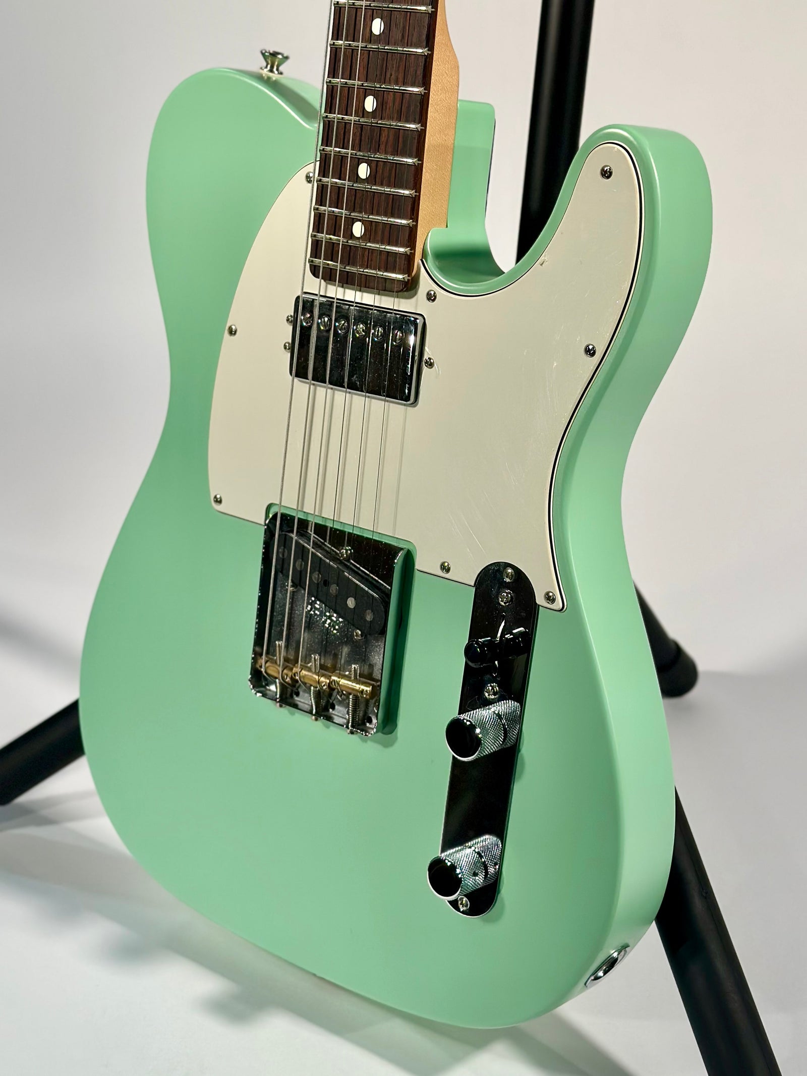 Fender American Performer Telecaster, Satin Surf Green w/ G&G Fender Case (Consignment)