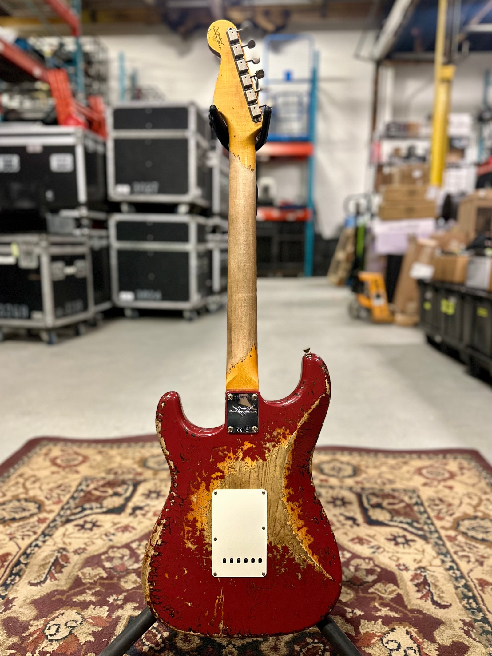 Fender Custom Shop 1961 Stratocaster Super Heavy Relic, Aged Dakota Red over 3-Color Sunburst