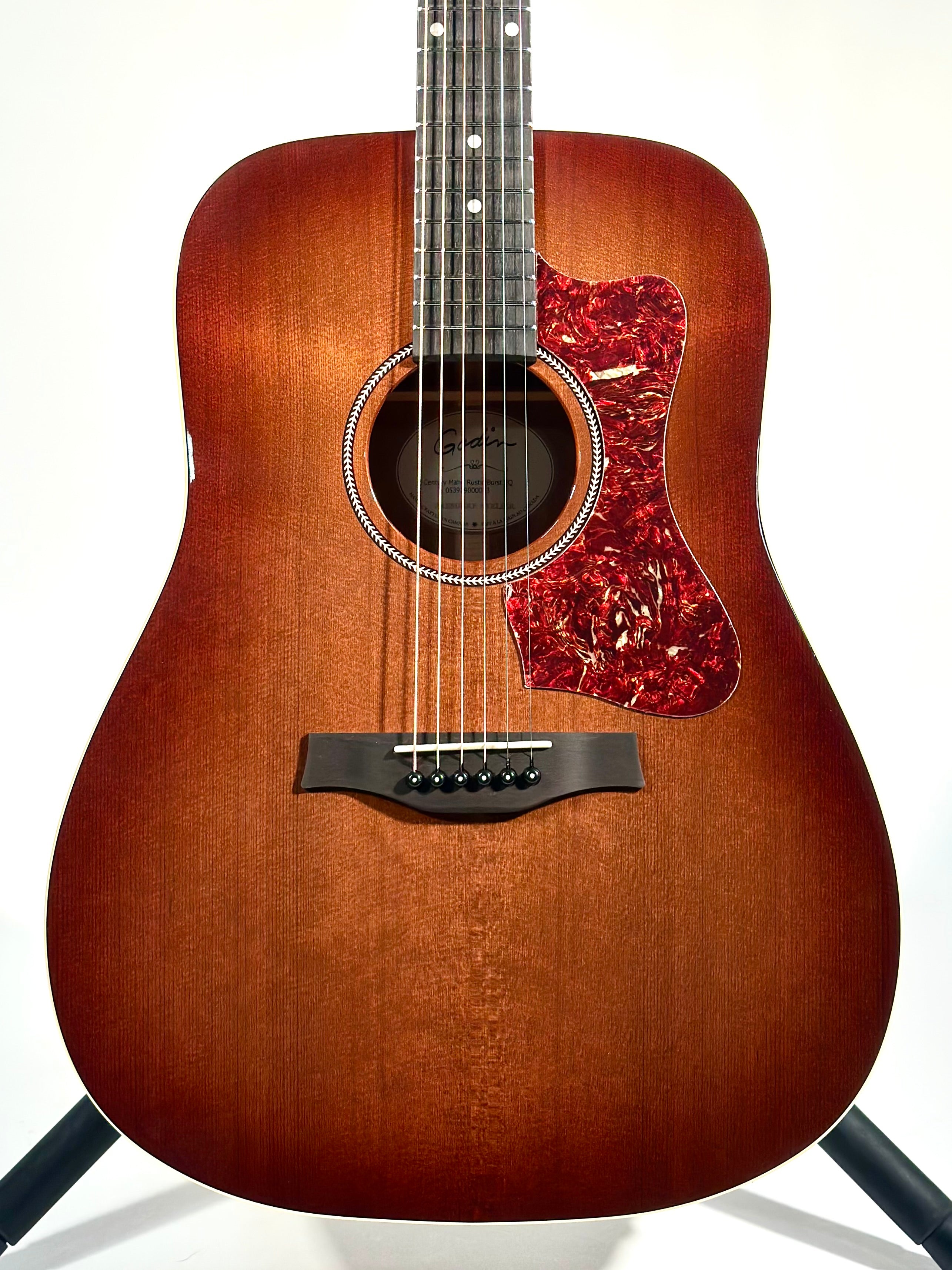 Godin Century Maho, Cognac Rustic Burst EQ