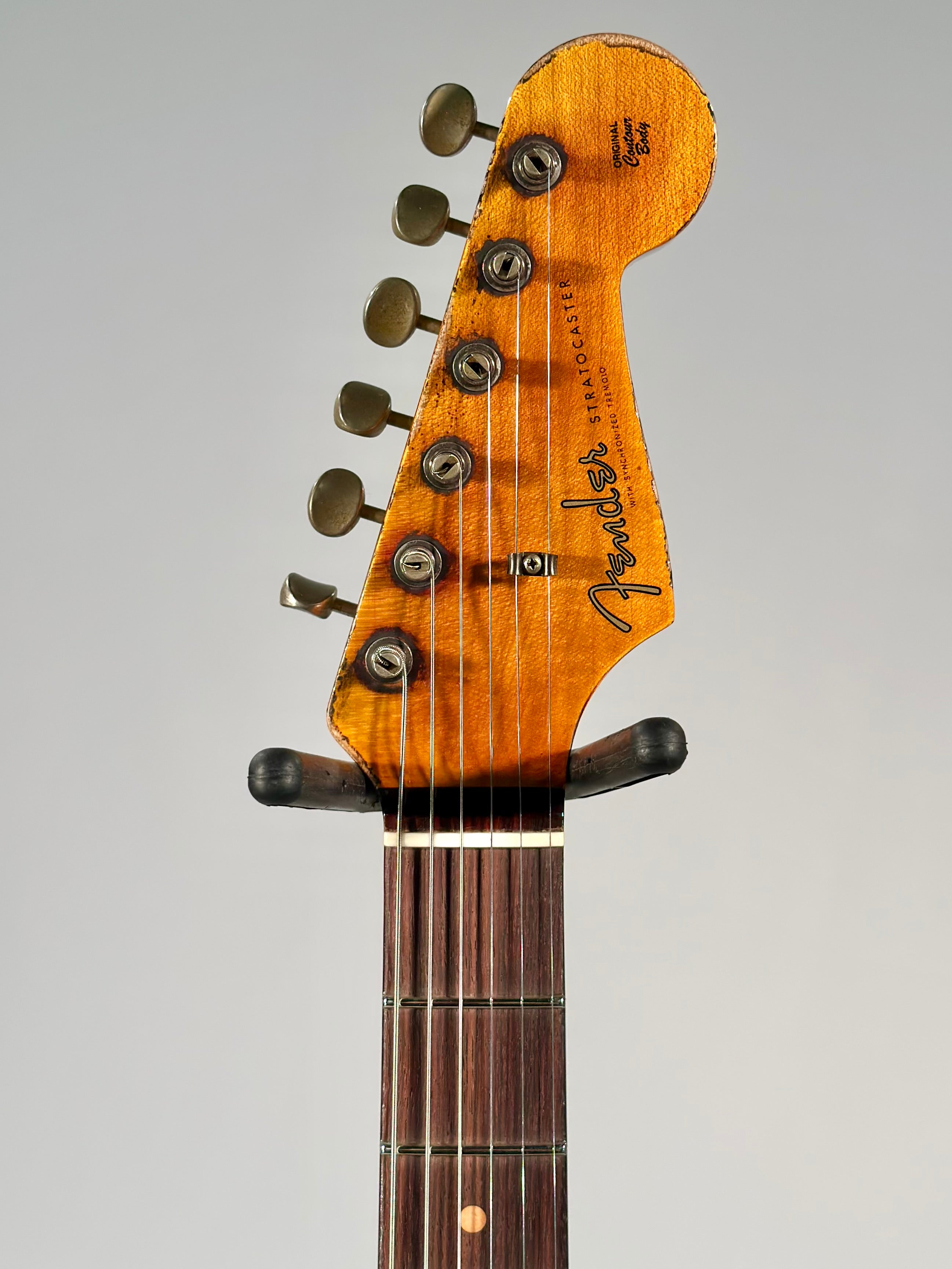 Fender Custom Shop Limited Edition 1961 Stratocaster Super Heavy Relic, Aged Sonic Blue Over 3-Tone Sunburst
