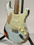 Fender Custom Shop Limited Edition 1961 Stratocaster Super Heavy Relic, Aged Sonic Blue Over 3-Tone Sunburst