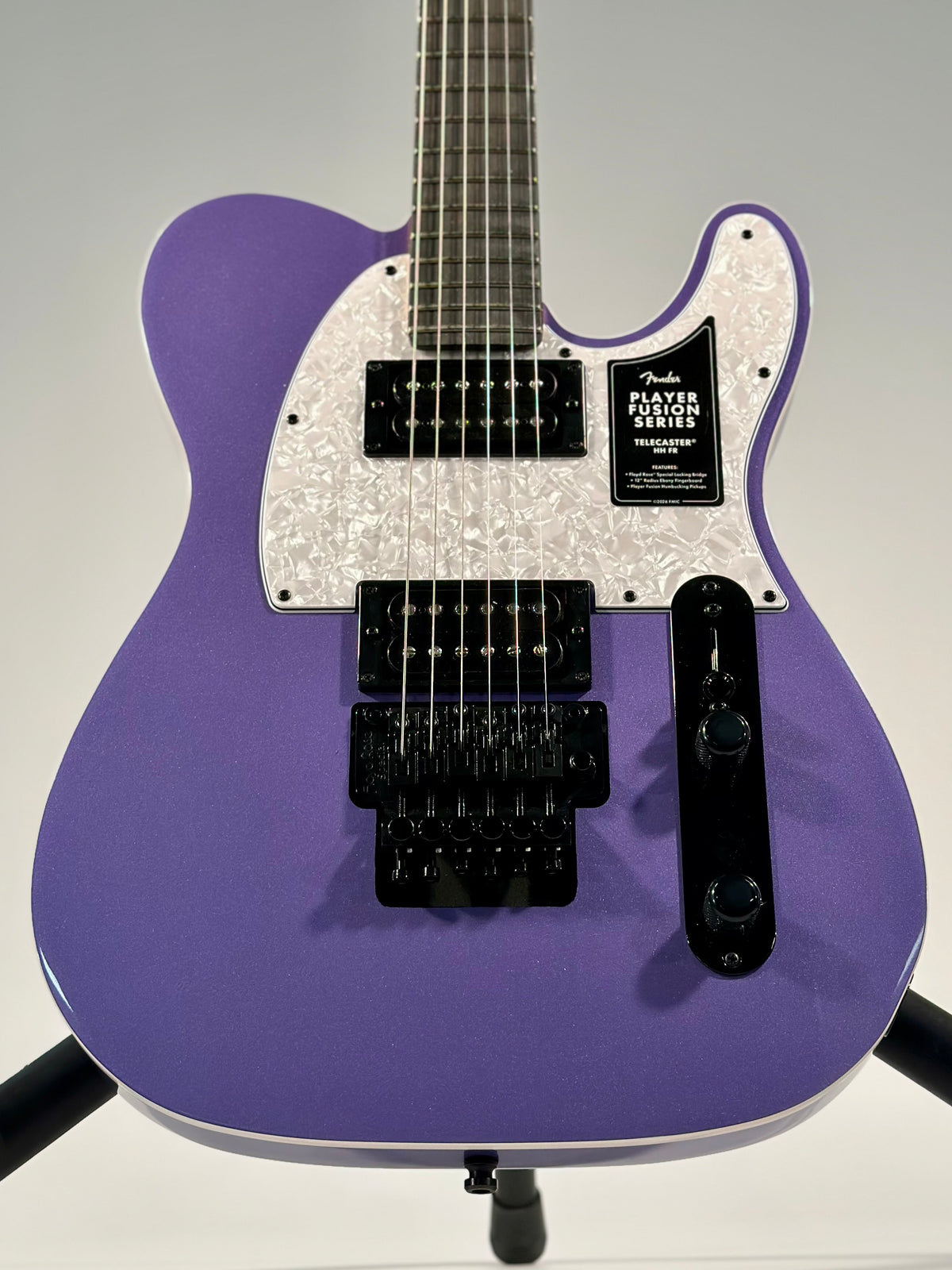 Fender Limited Edition Player Fusion Telecaster HH Floyd Rose, Aura Metallic