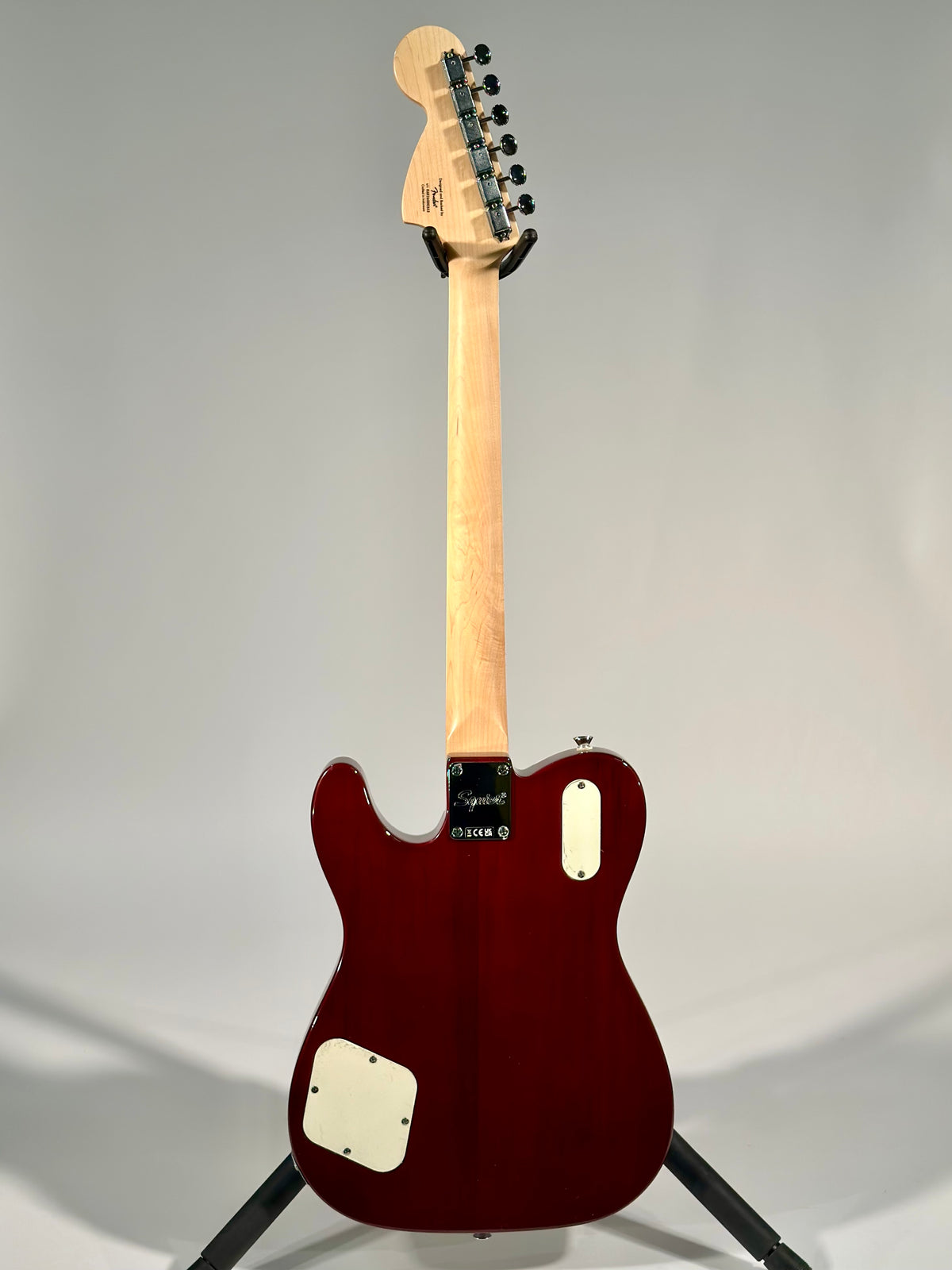 Squier Paranormal Troublemaker Telecaster with Deluxe Bigsby, Honey Sunburst