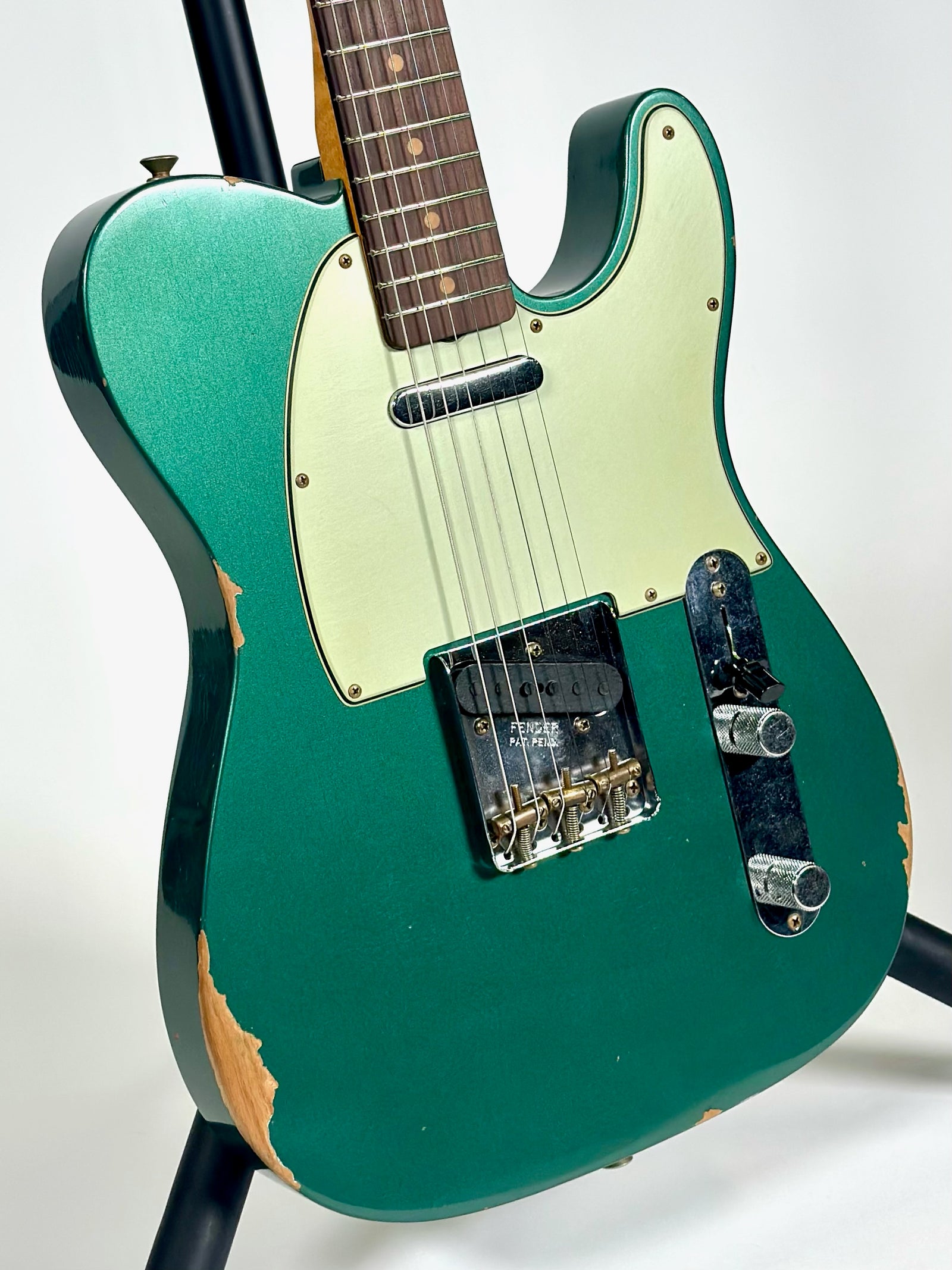 Fender Custom Shop Limited Edition 60 Telecaster Relic, Aged Sherwood Green Metallic