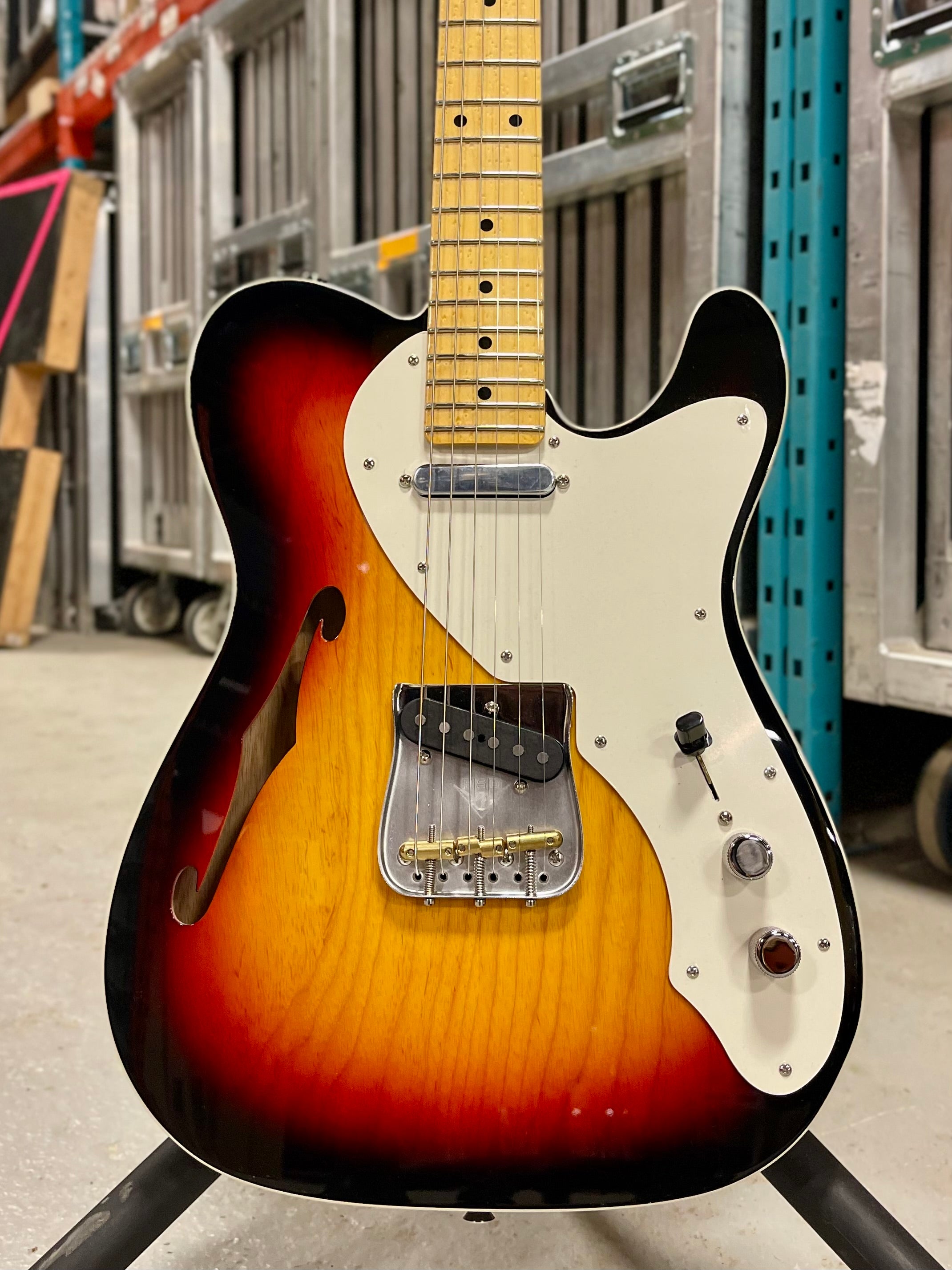 Fender Custom Shop American Telecaster Thinline NOS, Target 3 Color Sunburst